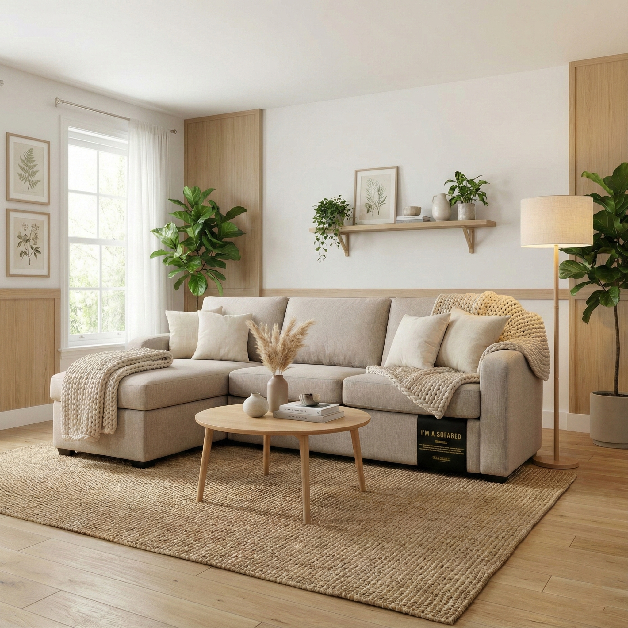 Helena Sectional with Queen Bed and Storage