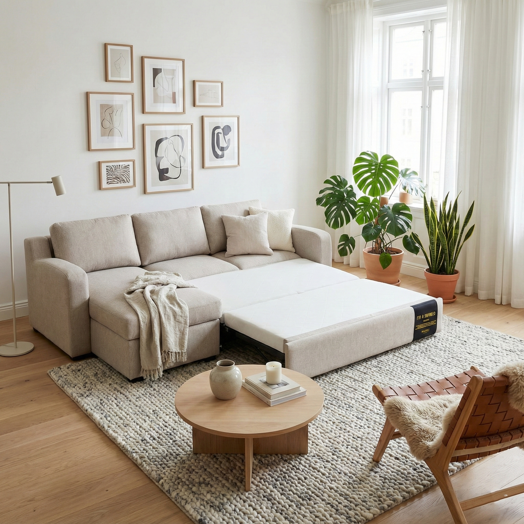 Helena Sectional with Queen Bed and Storage