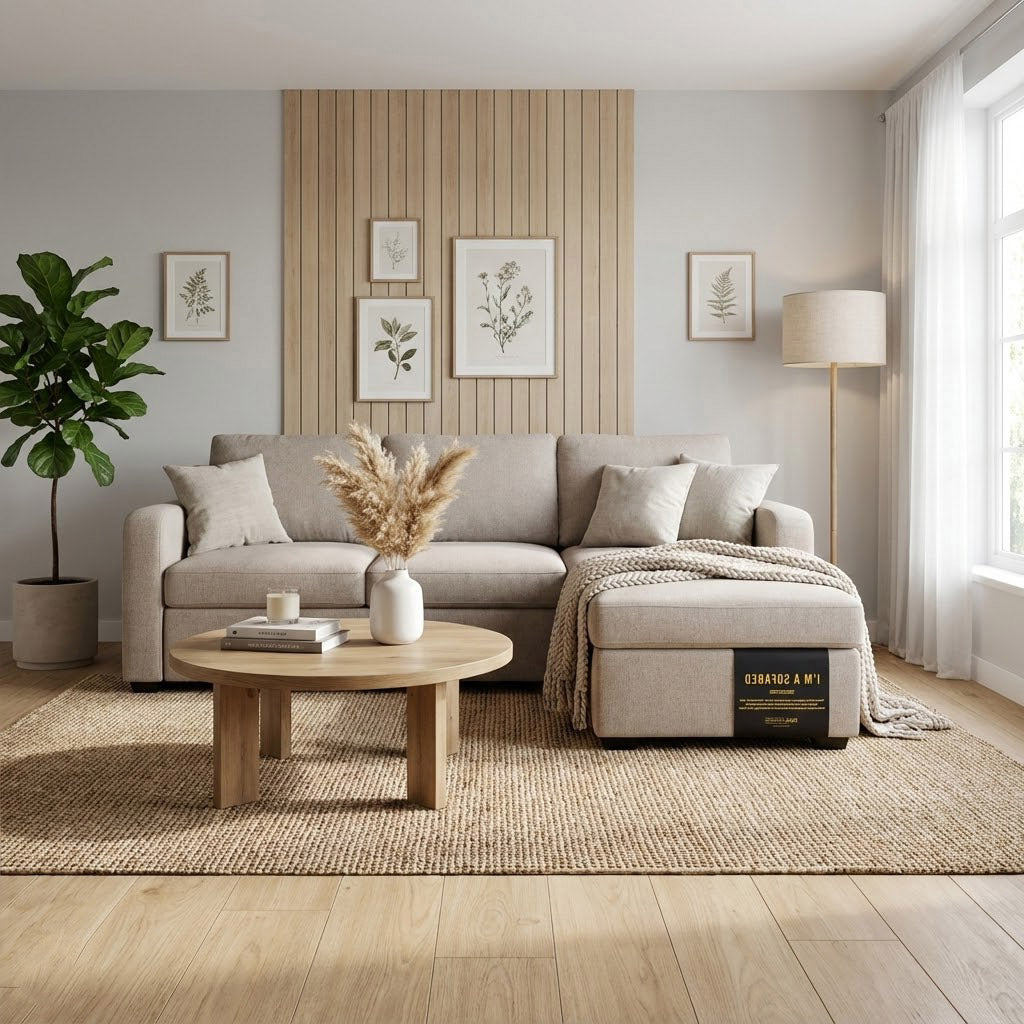 Helena Sectional with Queen Bed and Storage