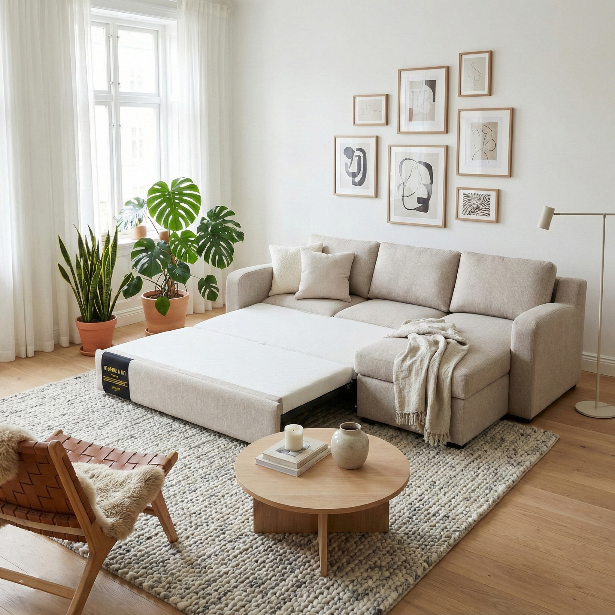 Helena Sectional with Queen Bed and Storage