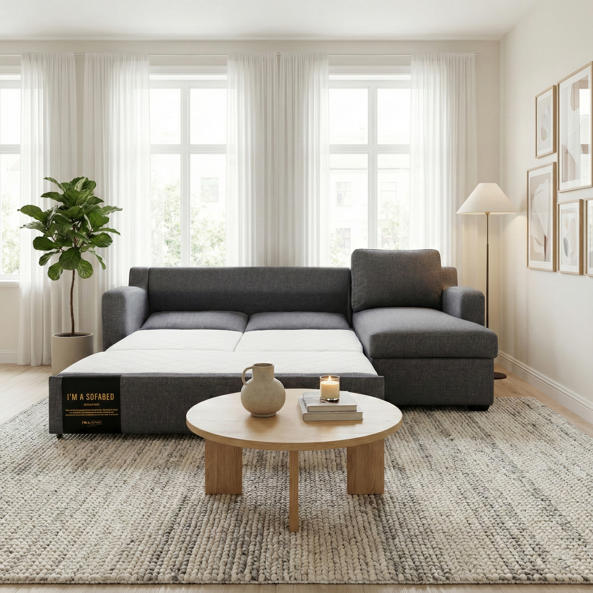 Helena Sectional with Queen Bed and Storage