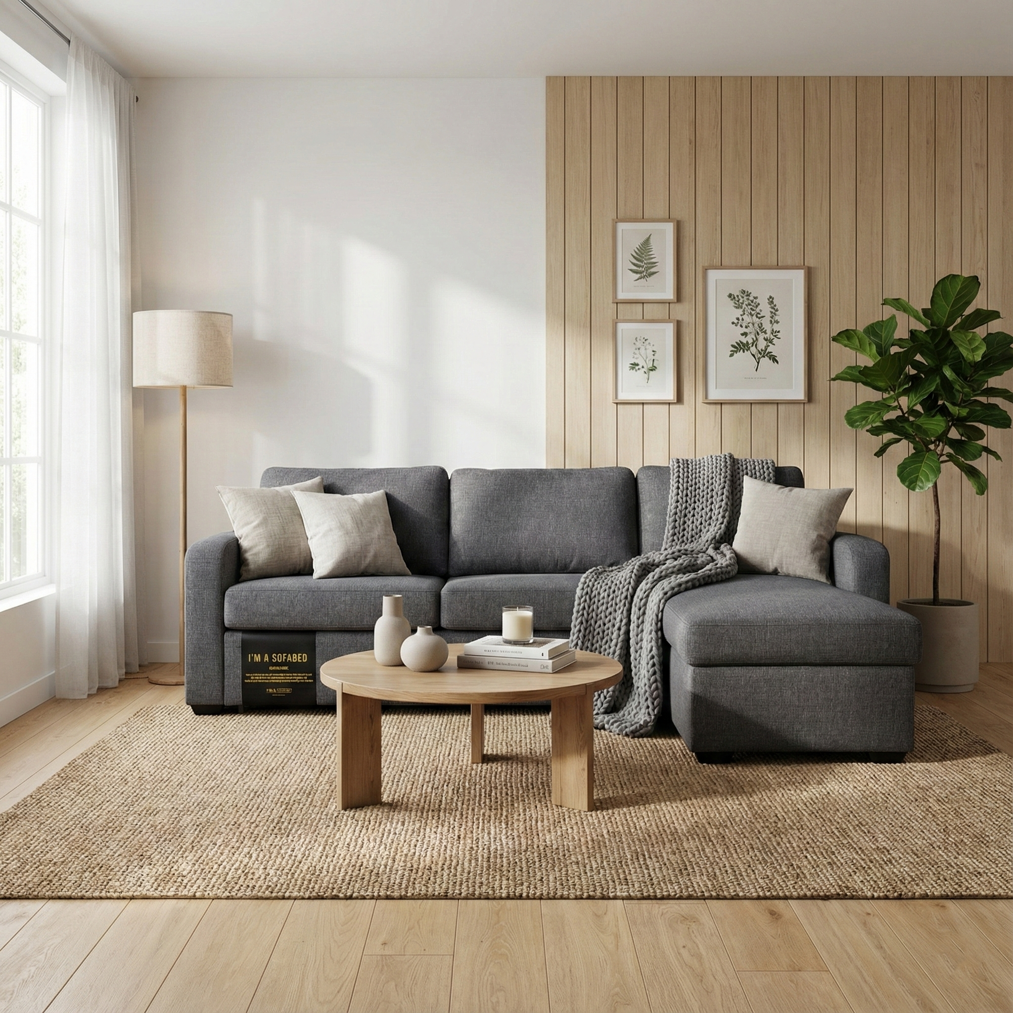 Helena Sectional with Queen Bed and Storage