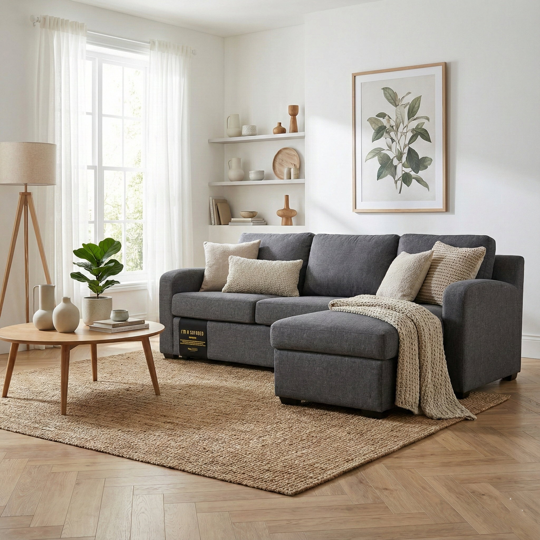 Helena Sectional with Queen Bed and Storage