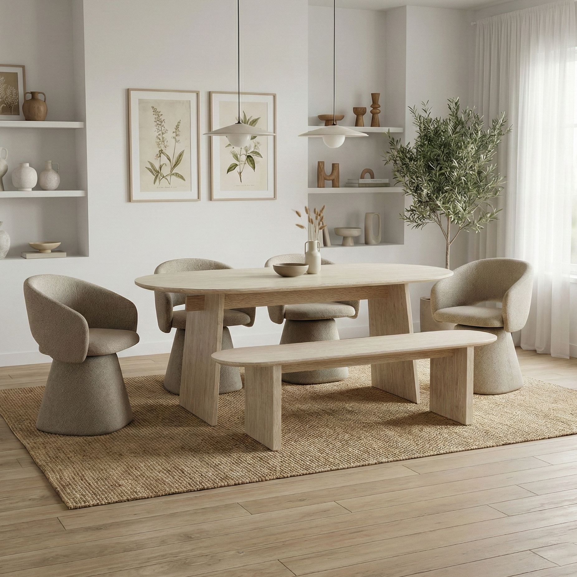 Hoku Swivel Dining Chair