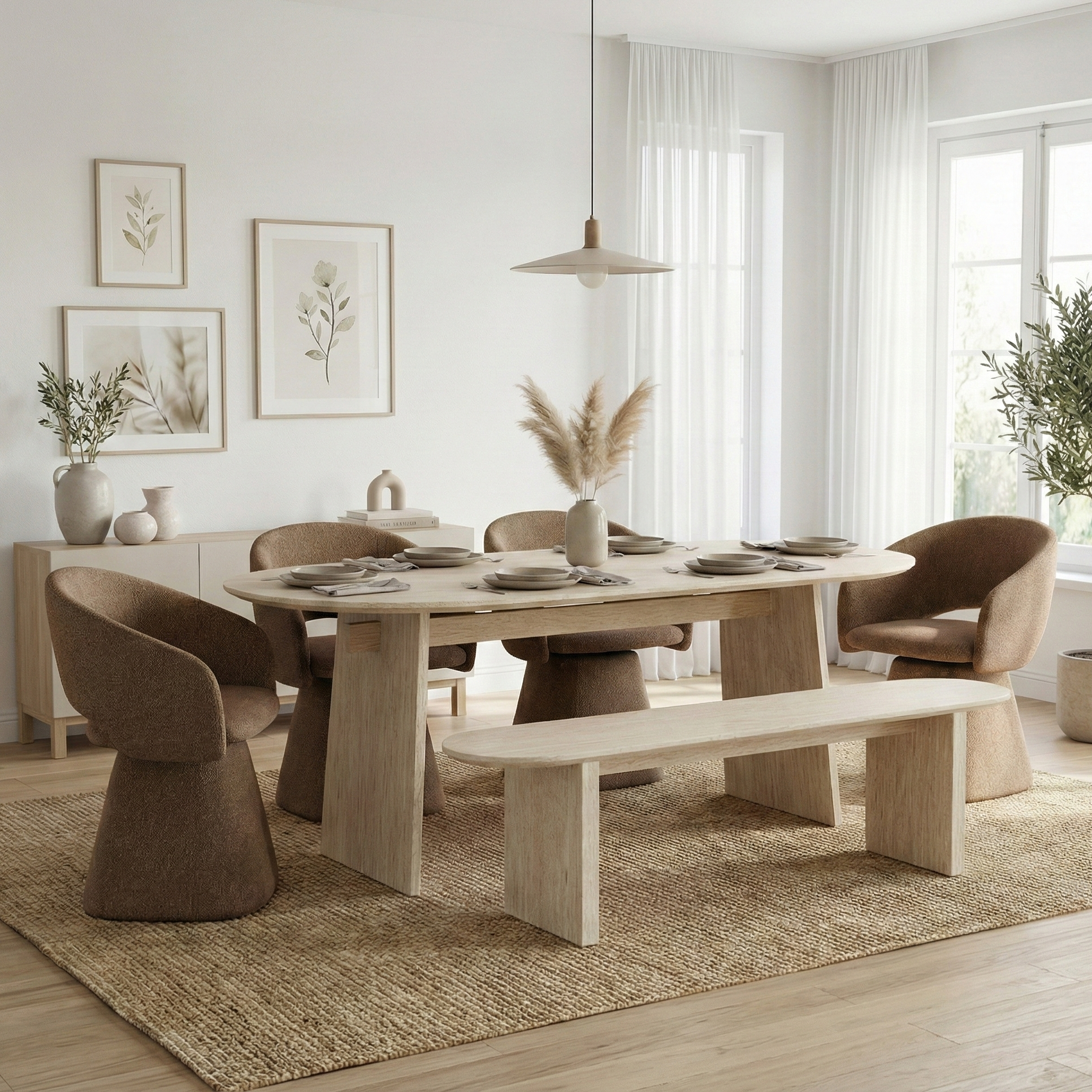 Hoku Swivel Dining Chair