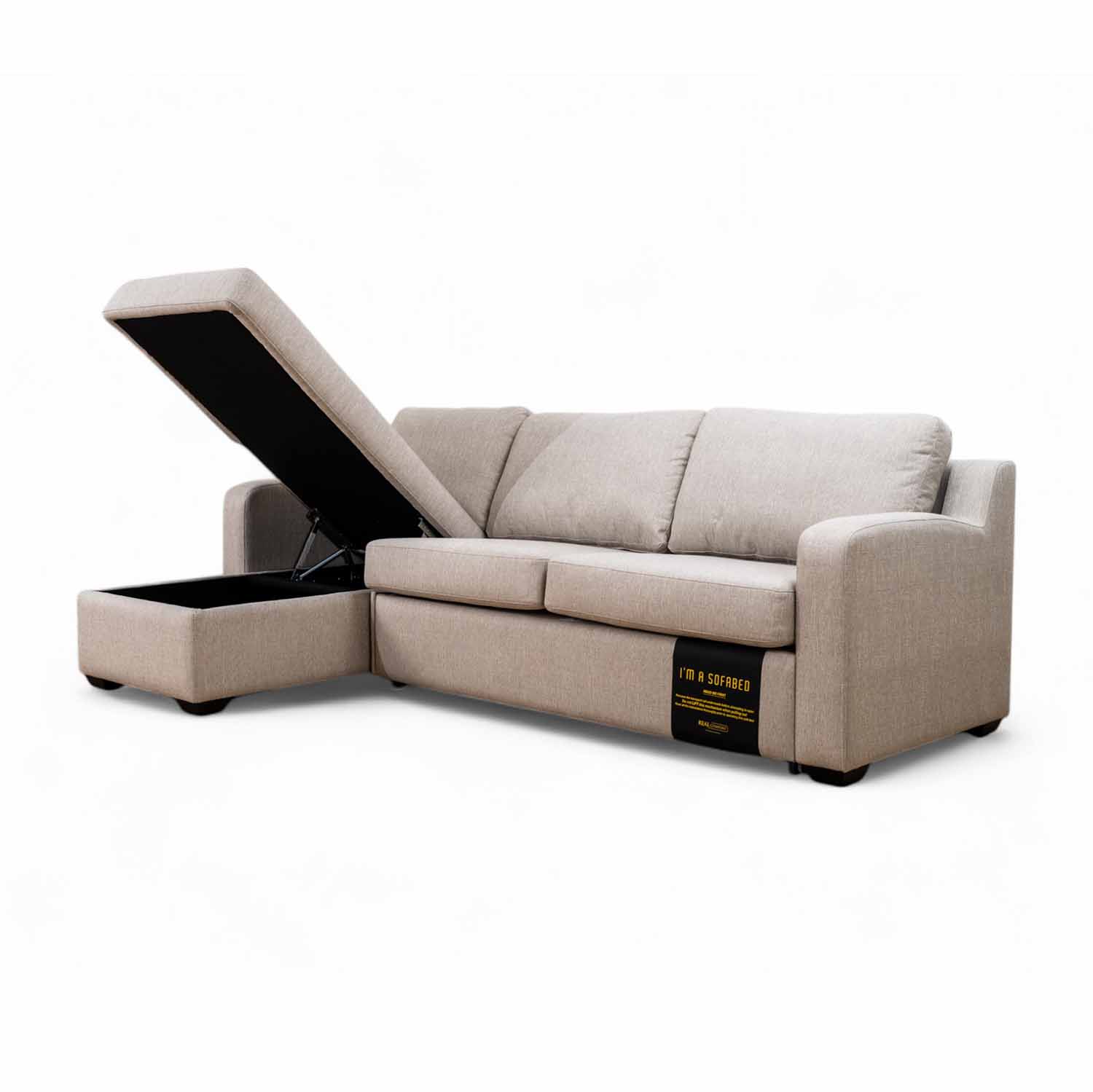 Helena Sectional With Queen Bed and Storage
