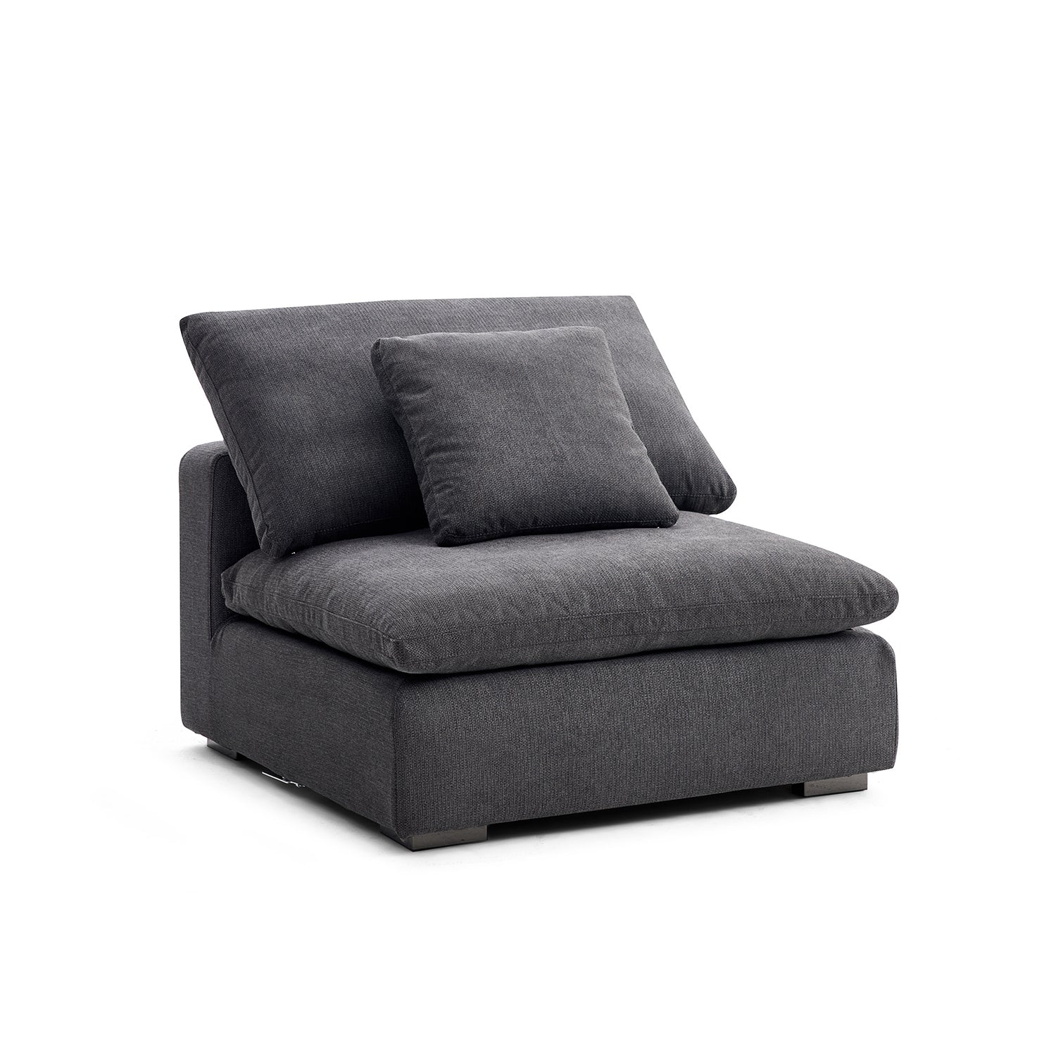 Malibu Cloud Couch Armless Modular Seat