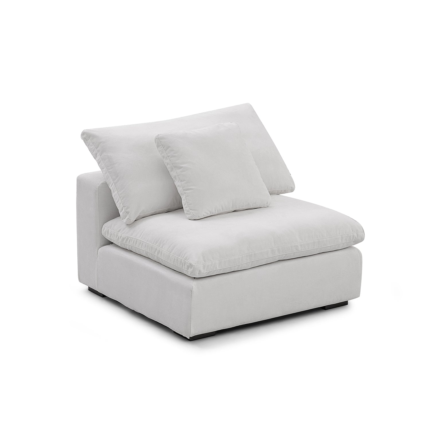 Malibu Cloud Couch Armless Modular Seat