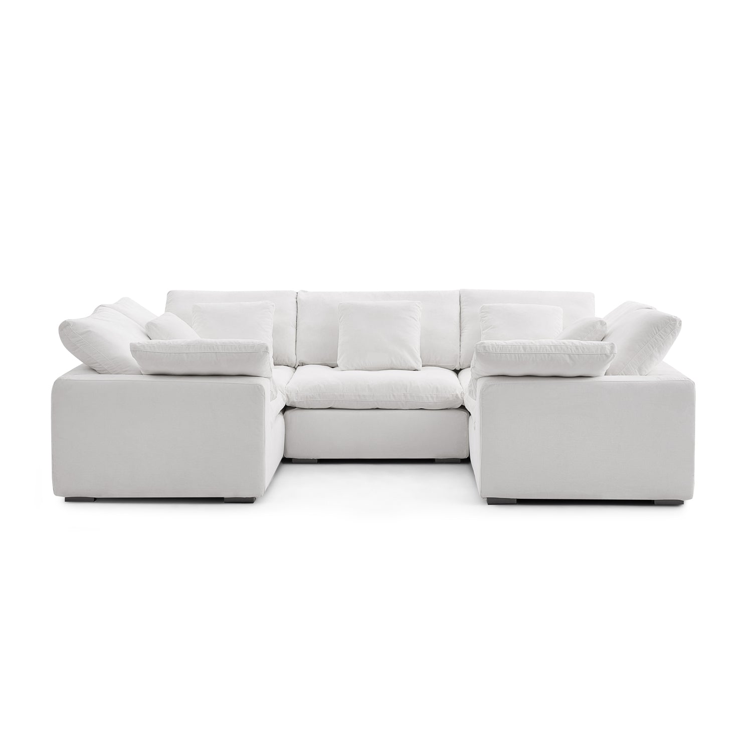 Malibu Cloud U Closed Sectional