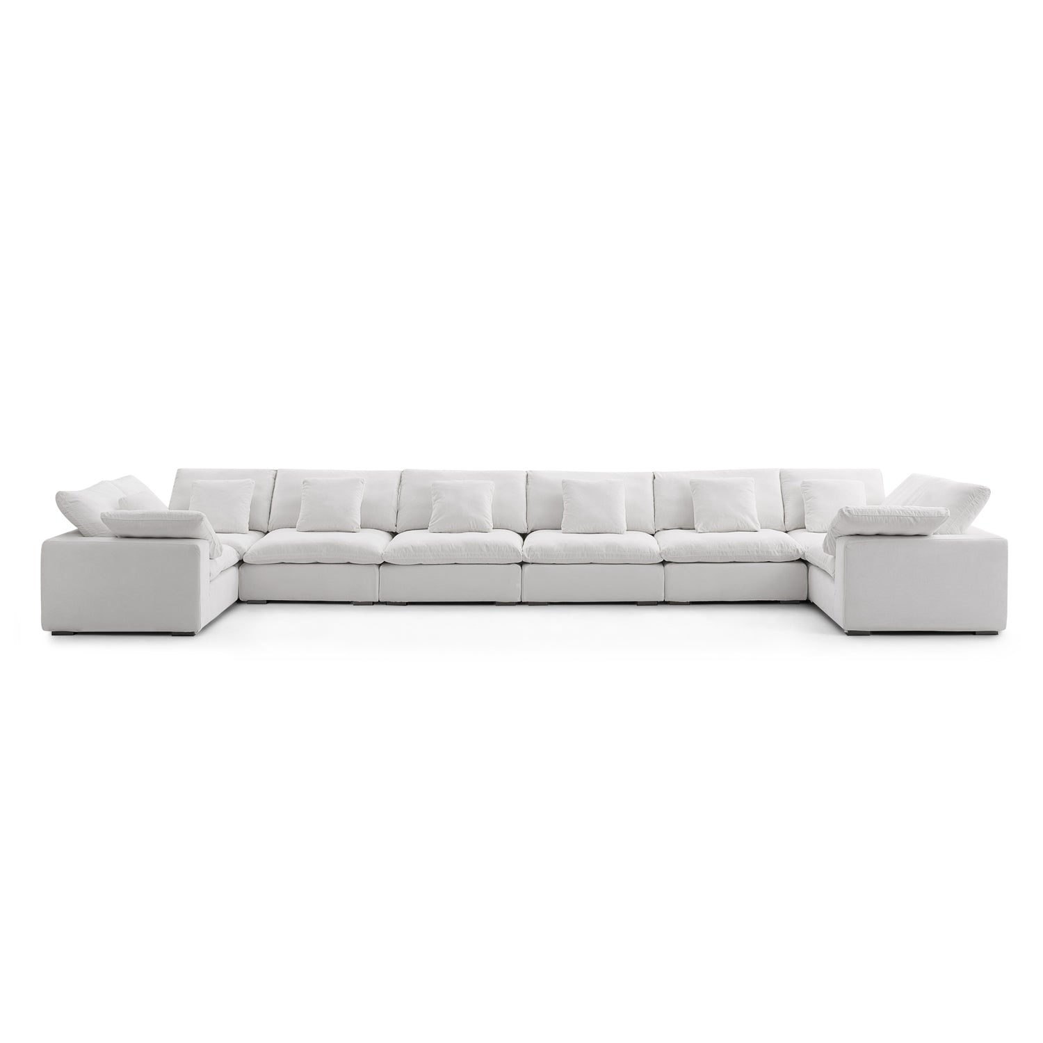 Malibu Cloud U Closed Sectional