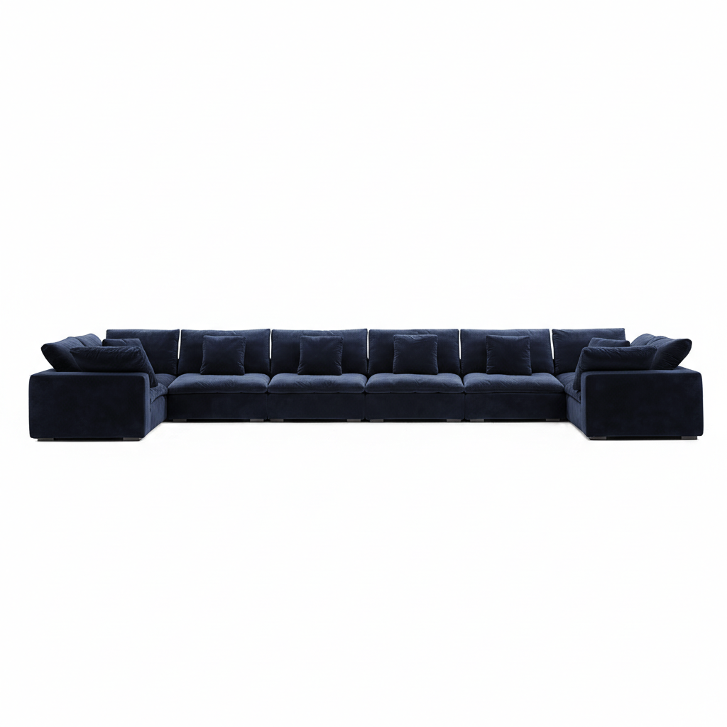 Malibu Cloud U Closed Sectional