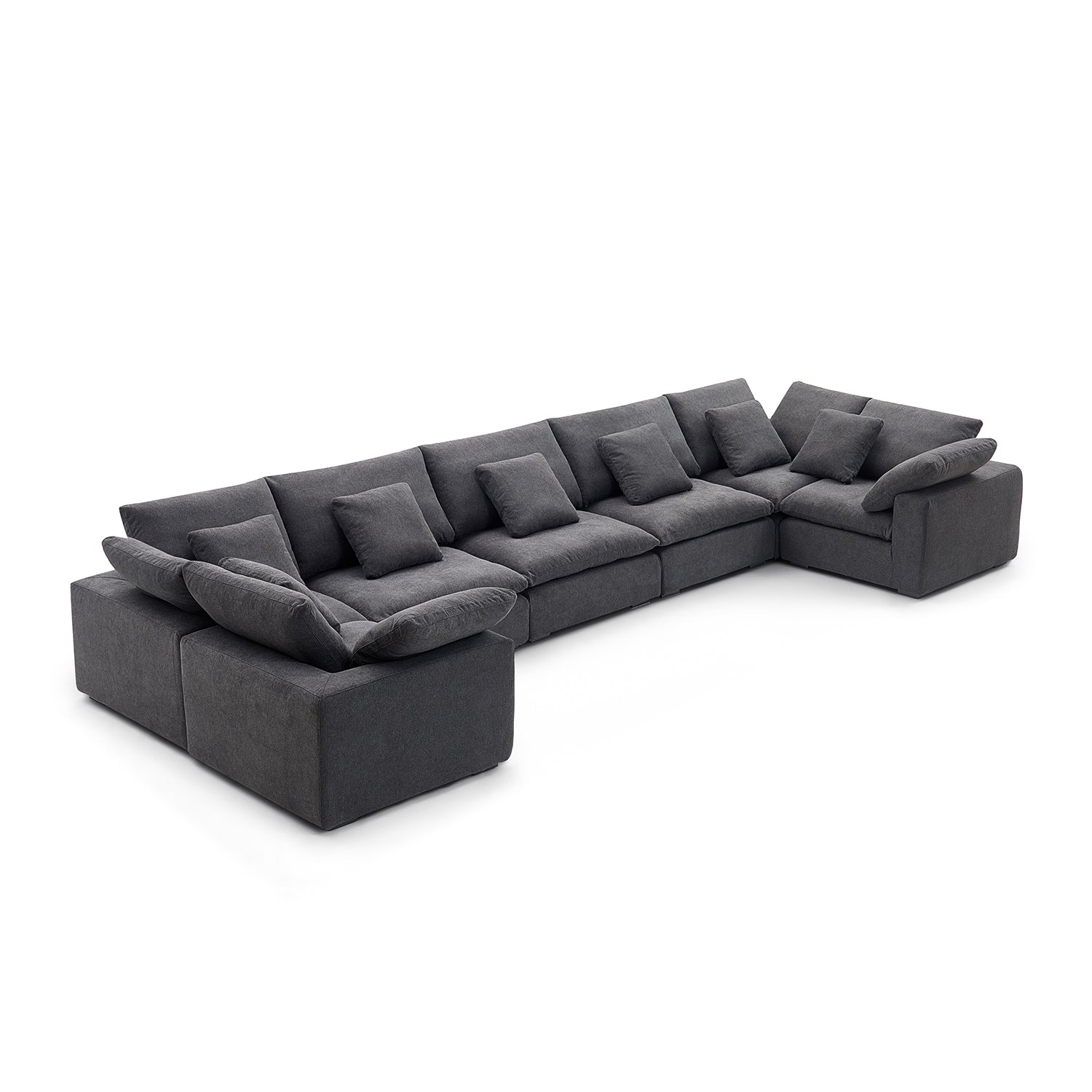 Malibu Cloud U Closed Sectional