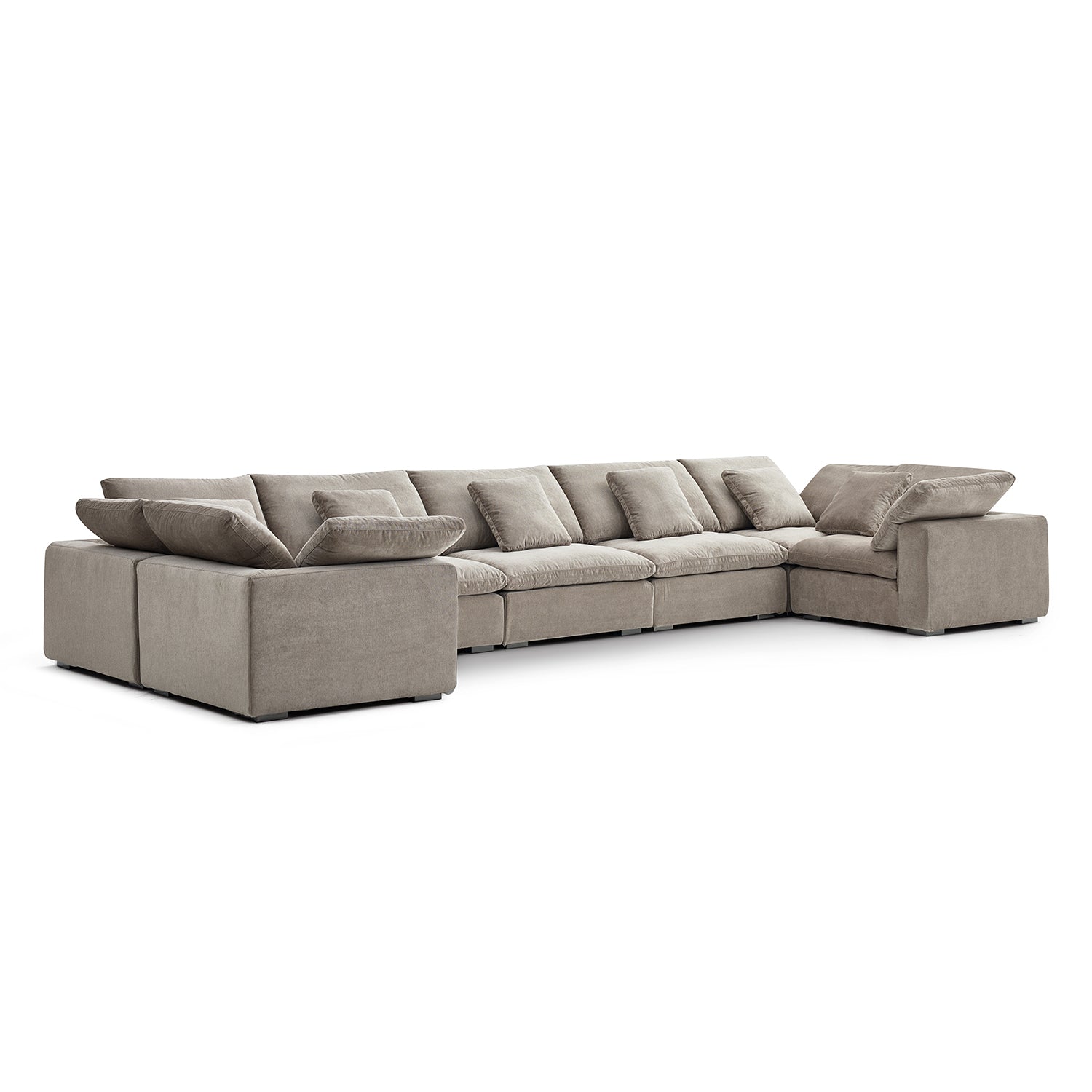 Malibu Cloud U Closed Sectional