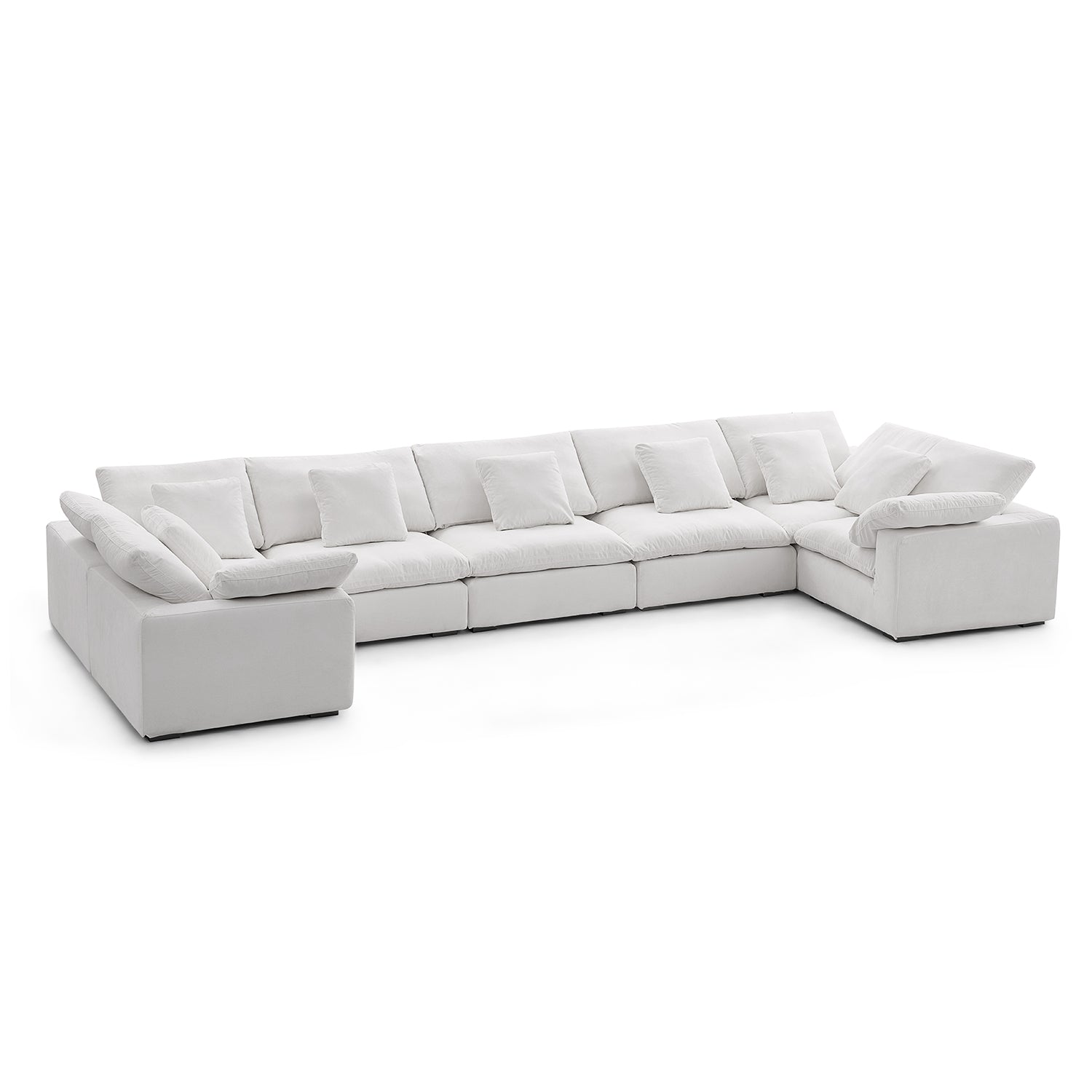 Malibu Cloud U Closed Sectional