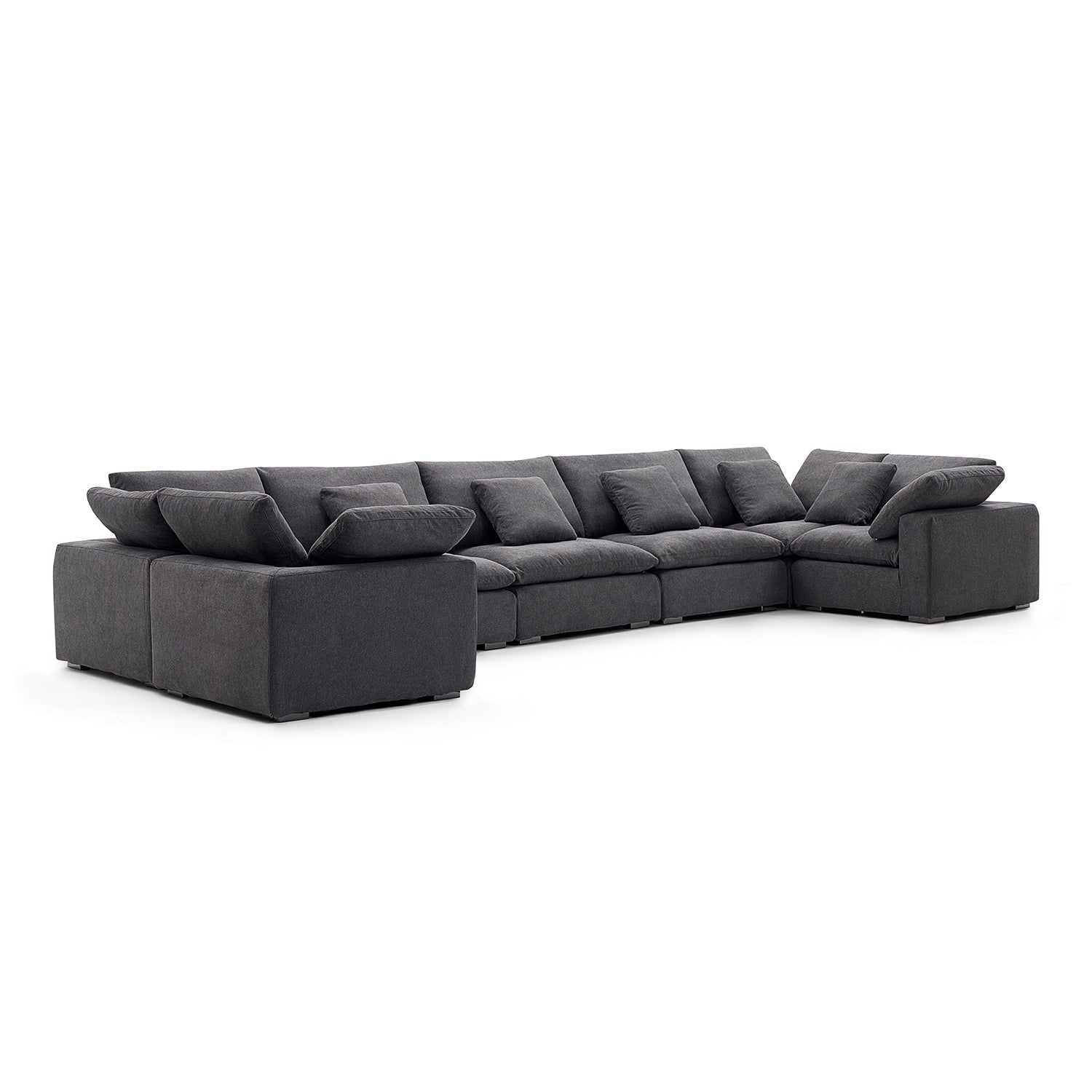 Malibu Cloud U Closed Sectional