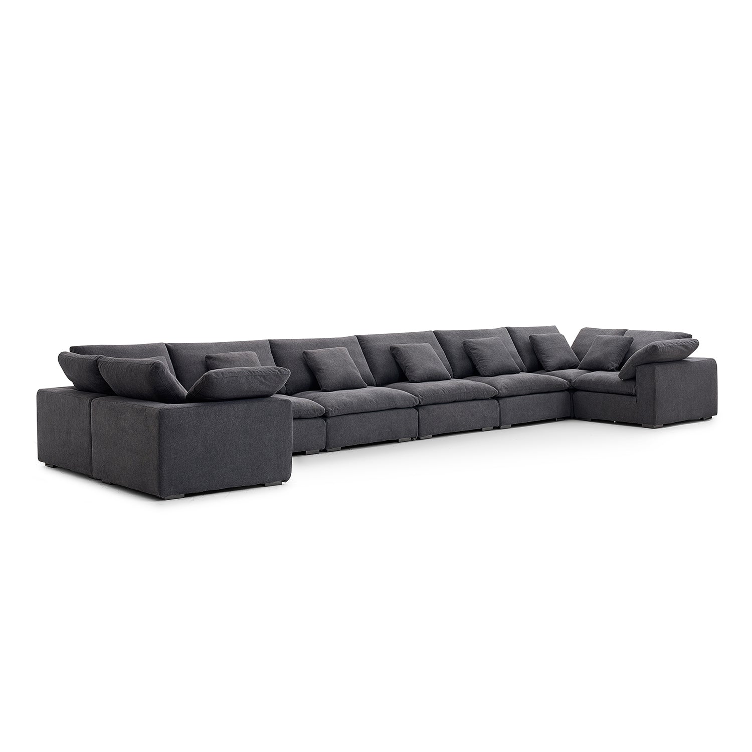 Malibu Cloud U Closed Sectional