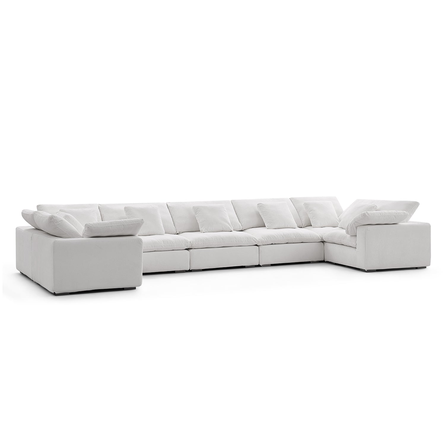 Malibu Cloud U Closed Sectional