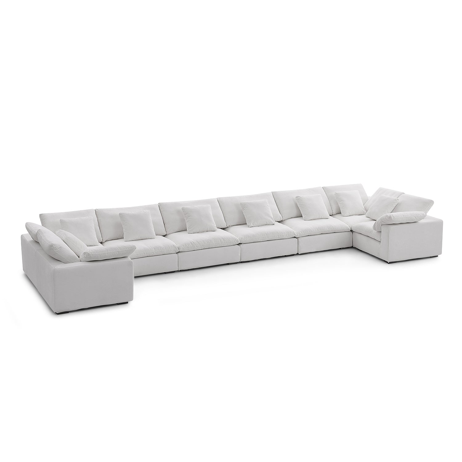 Malibu Cloud U Closed Sectional