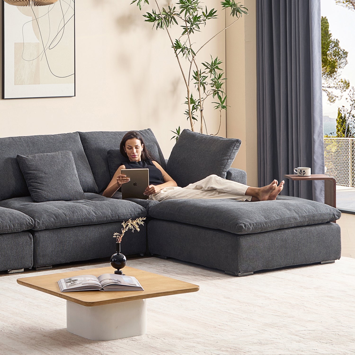 Malibu Cloud U Sectional