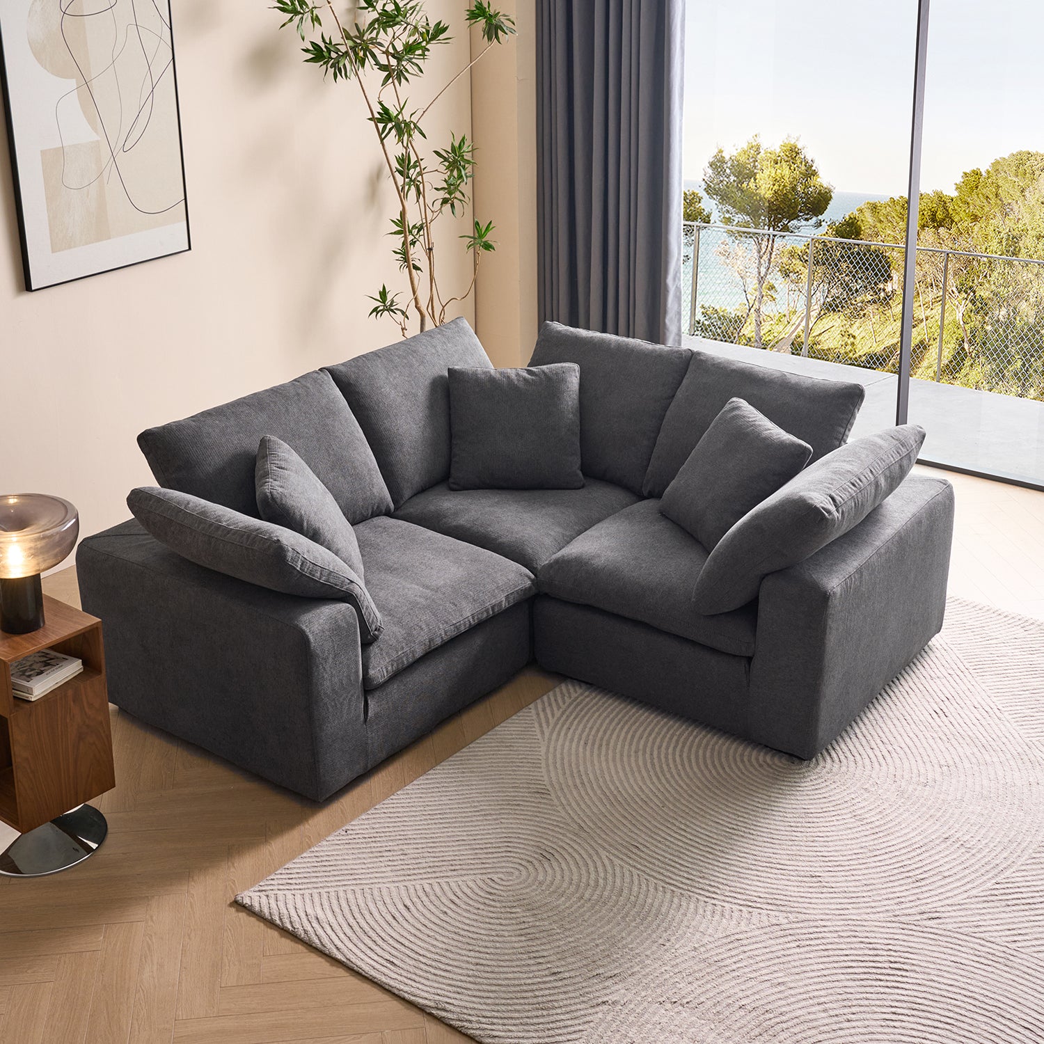 Malibu Cloud L Sectional