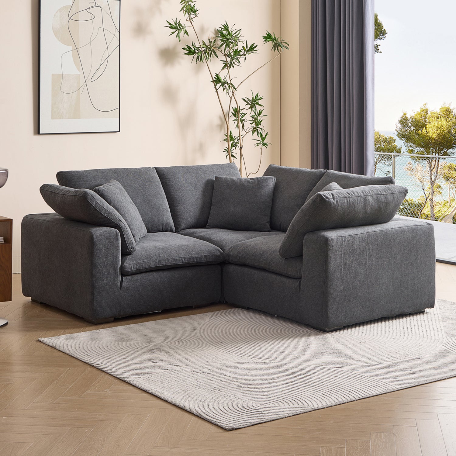 Malibu Cloud L Sectional