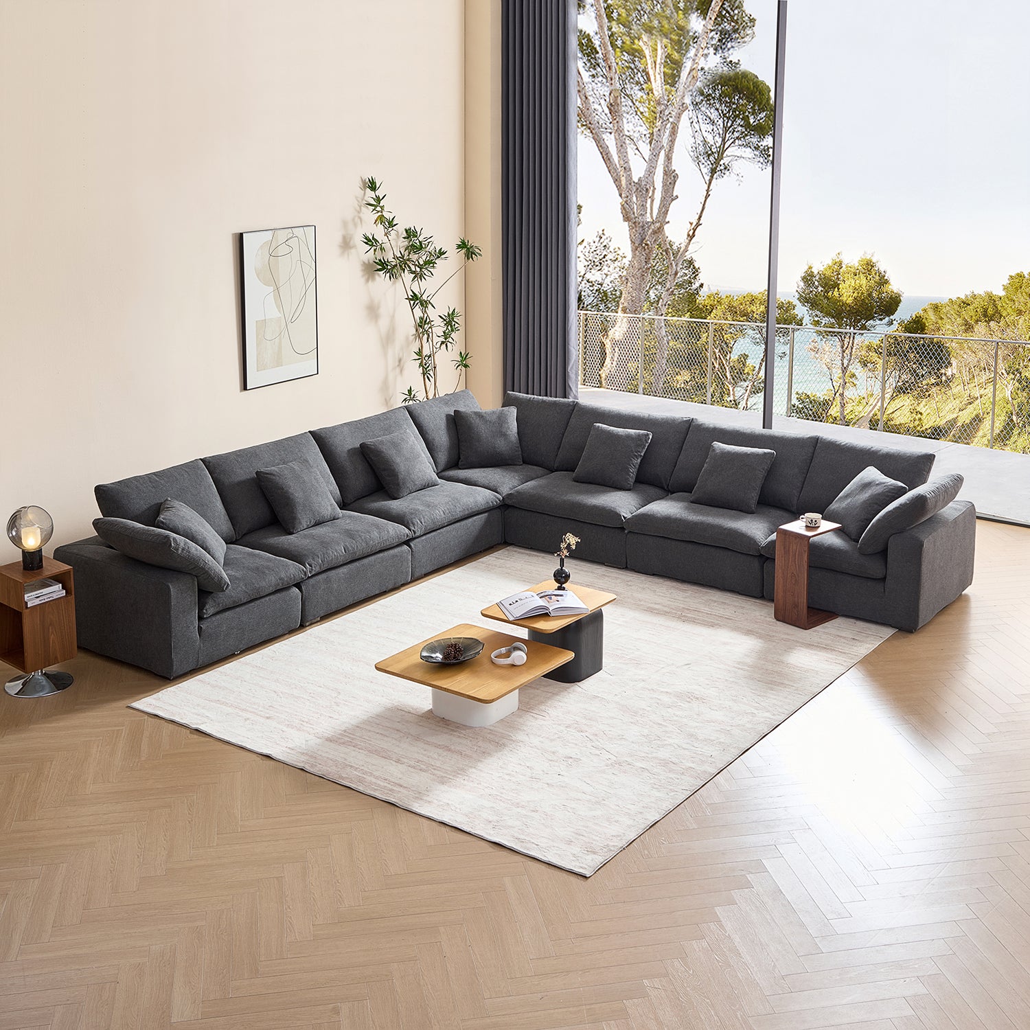 Malibu Cloud L Sectional