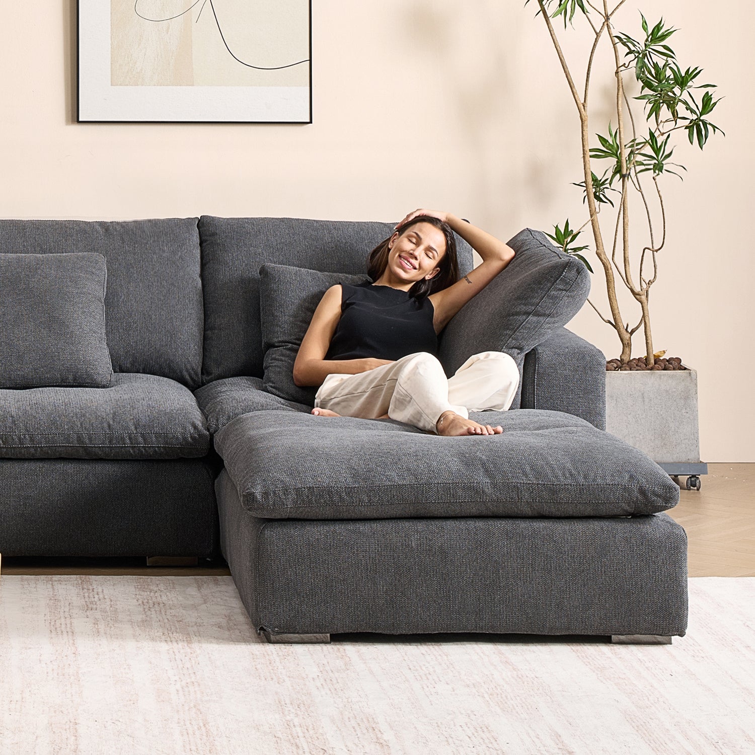 Malibu Cloud U Sectional