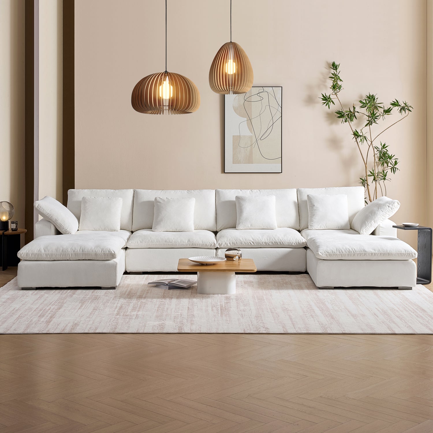 Malibu Cloud U Sectional