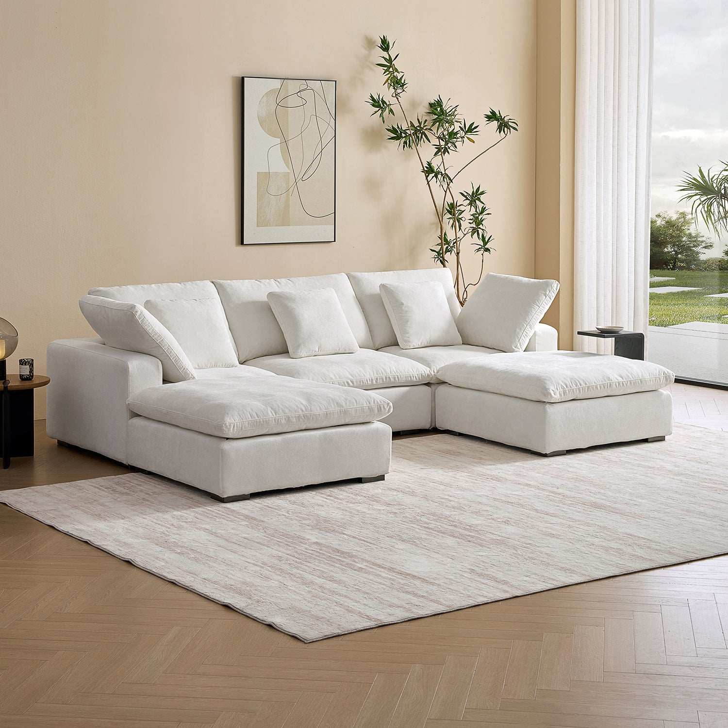 Malibu Cloud U Sectional