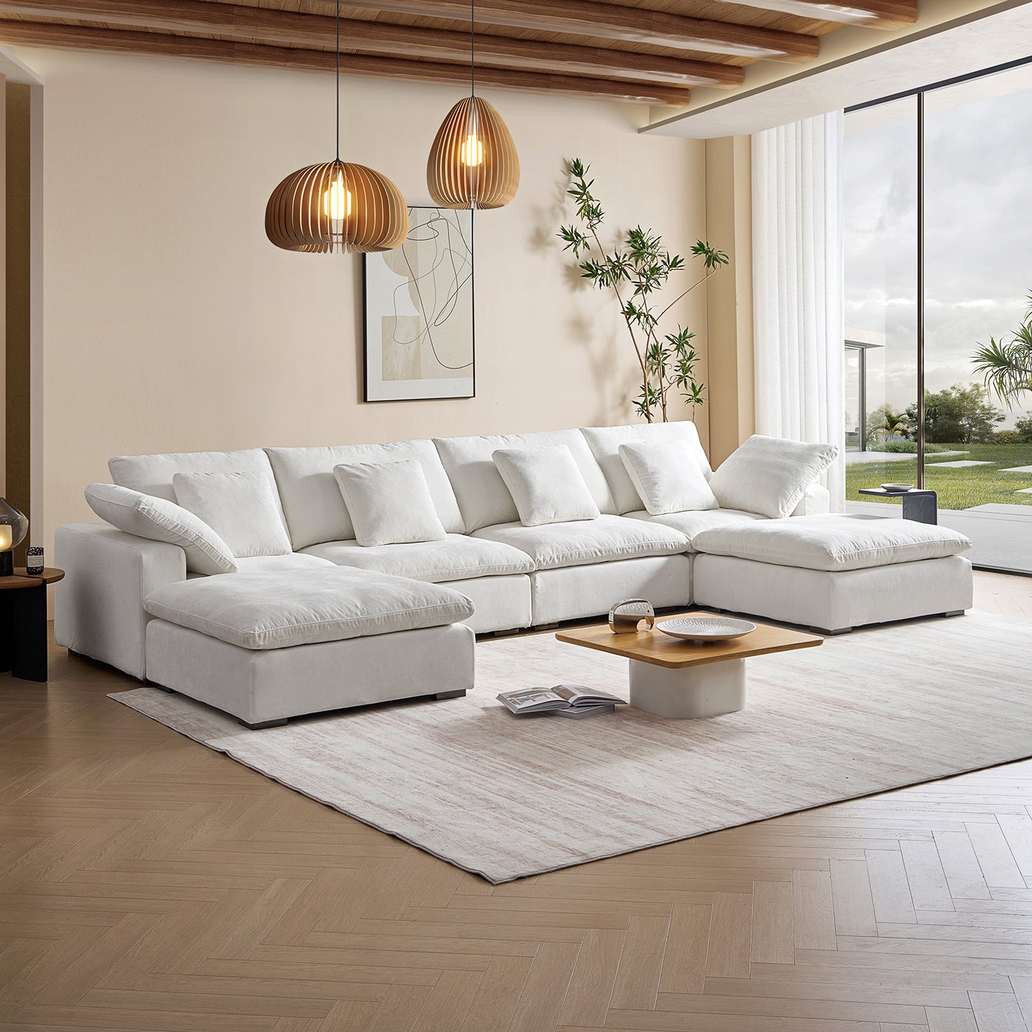 Malibu Cloud U Sectional