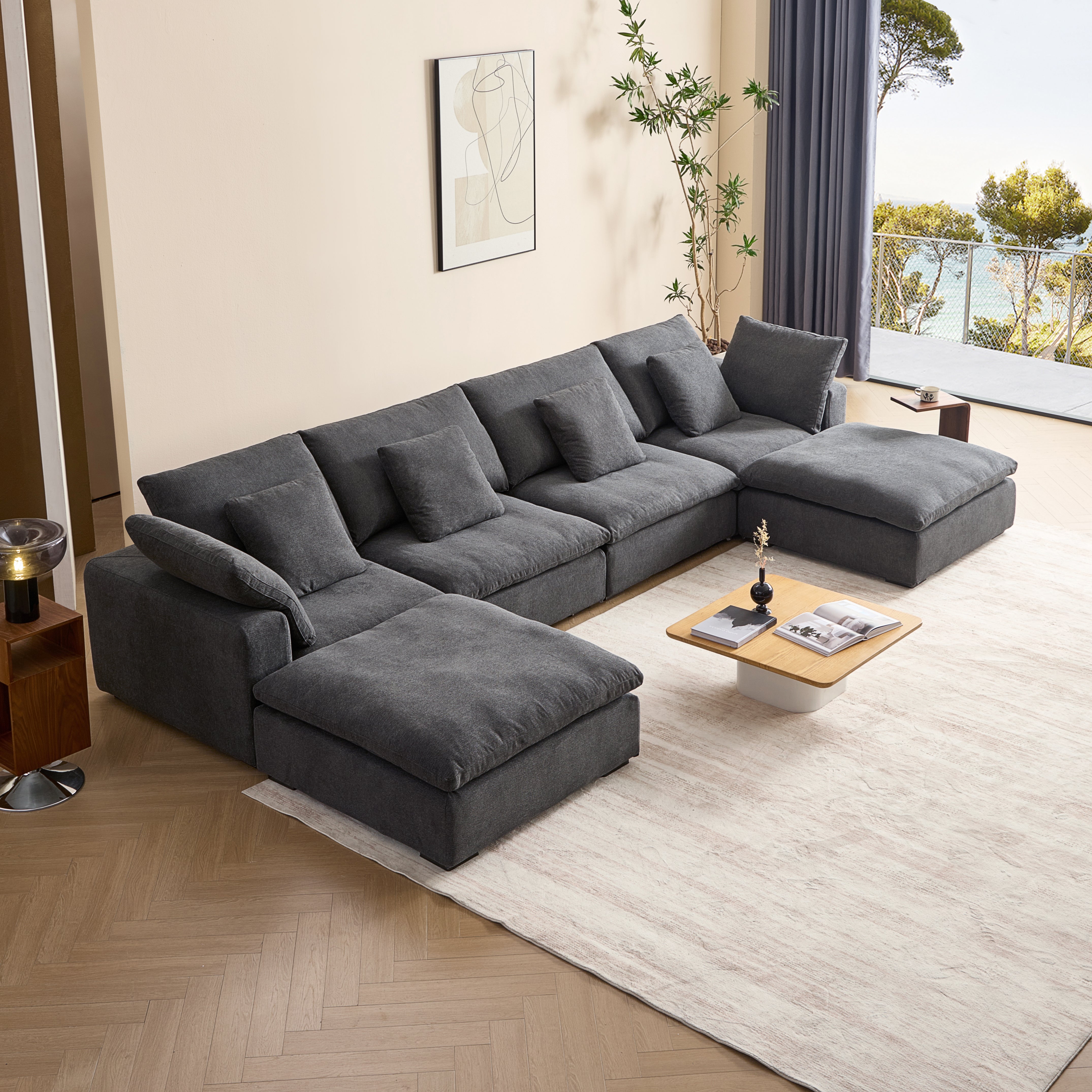 Malibu Cloud U Sectional