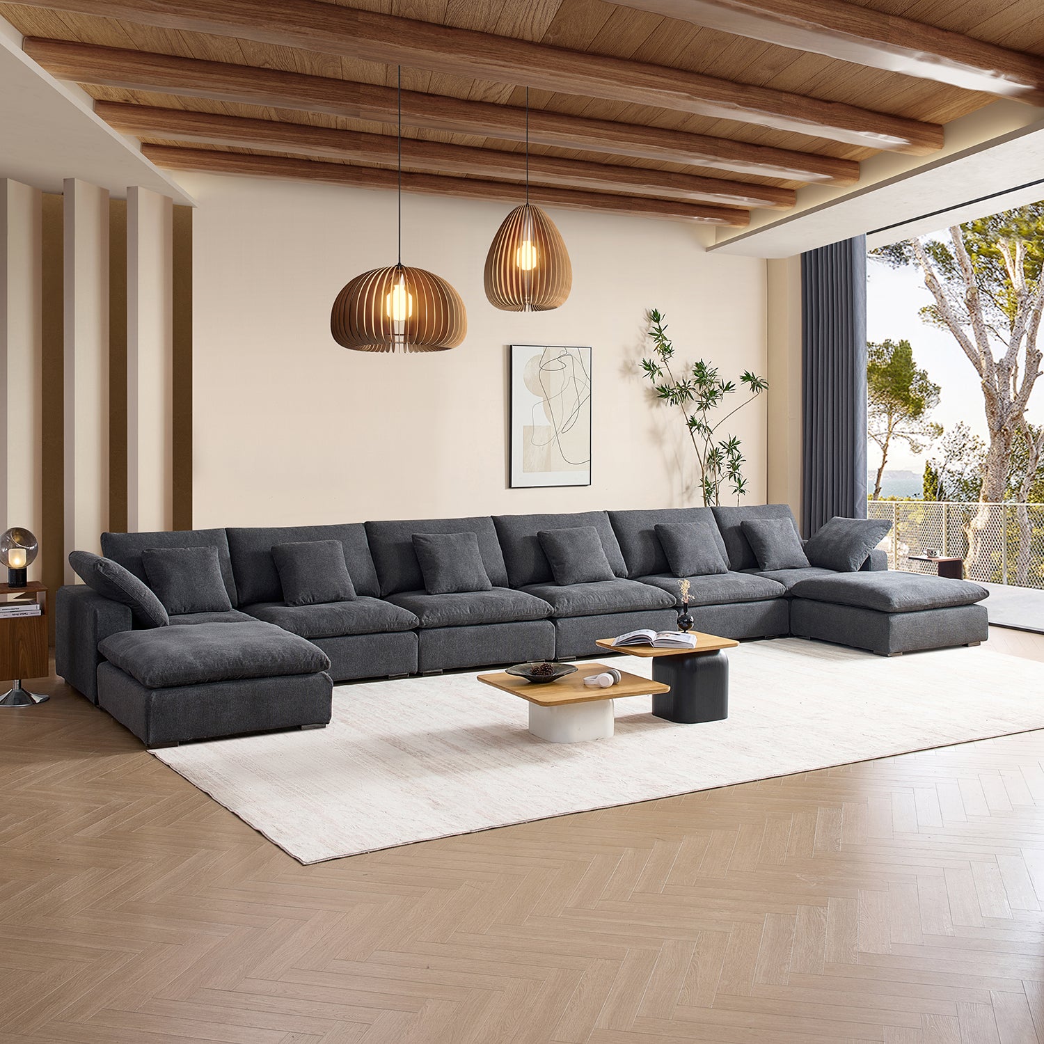 Malibu Cloud U Sectional