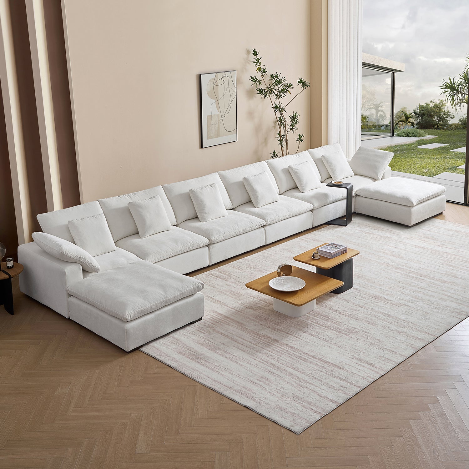 Malibu Cloud U Sectional