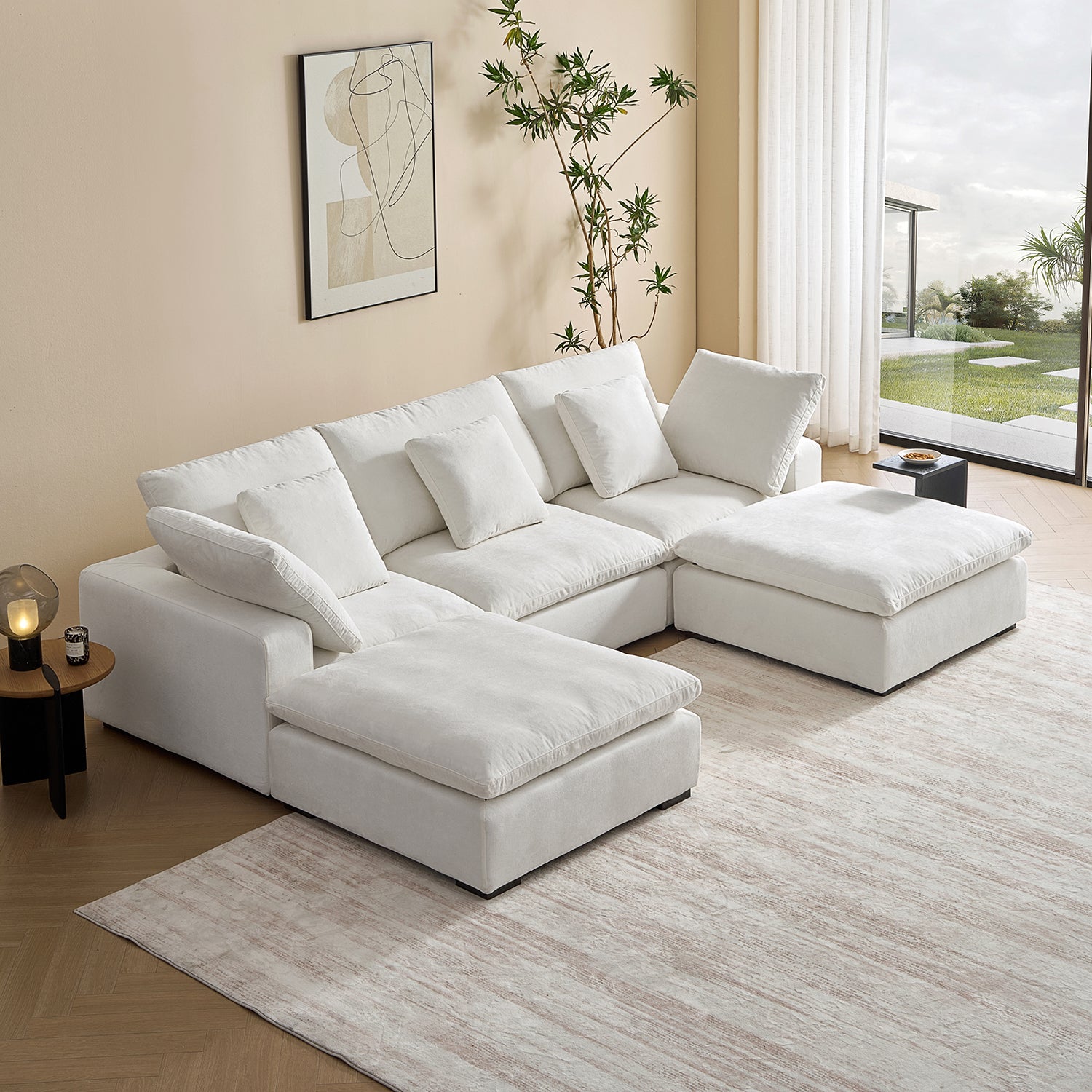 Malibu Cloud U Sectional