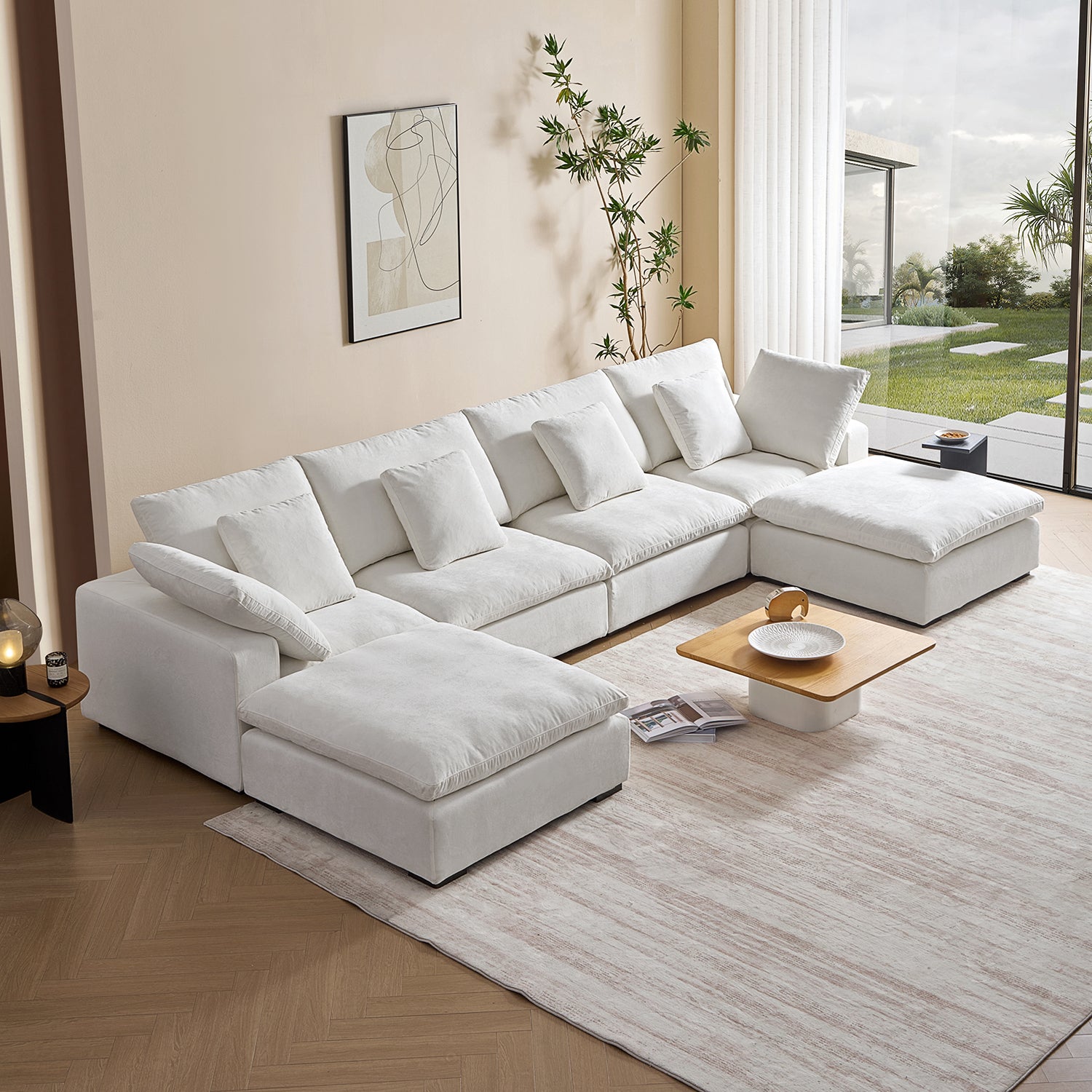 Malibu Cloud U Sectional