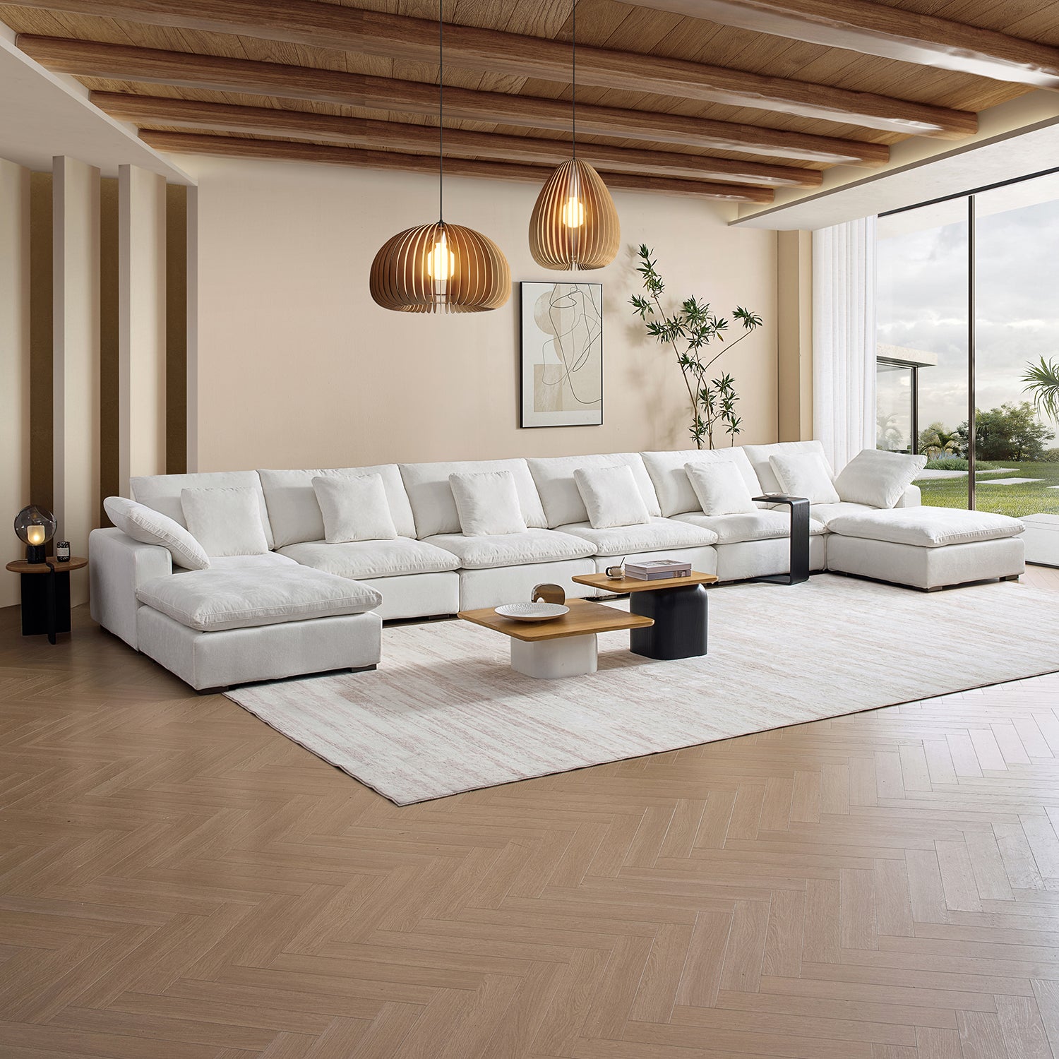 Malibu Cloud U Sectional