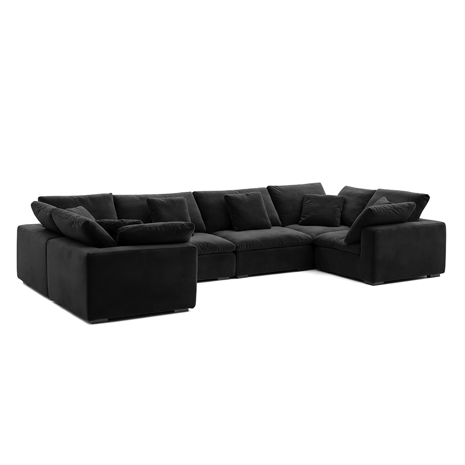 Malibu Cloud U Closed Sectional