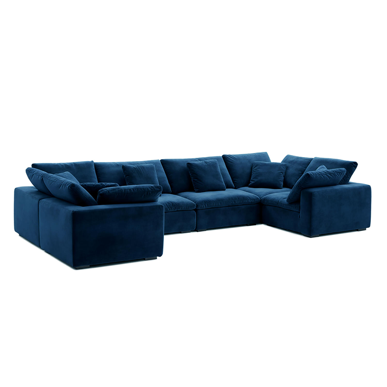 Malibu Cloud U Closed Sectional