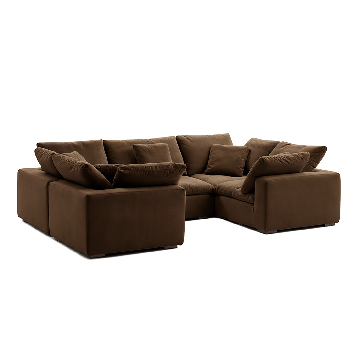 Malibu Cloud U Closed Sectional