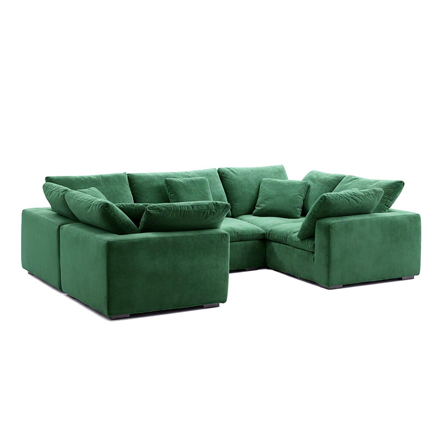 Malibu Cloud U Closed Sectional