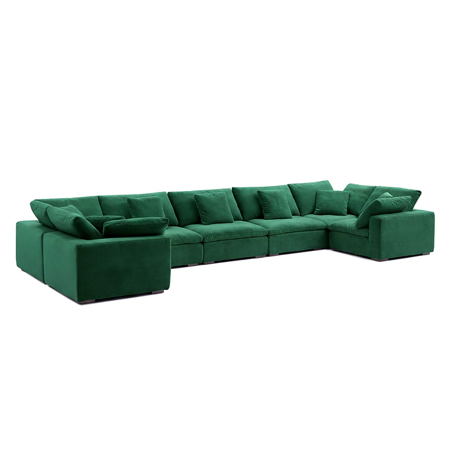 Malibu Cloud U Closed Sectional