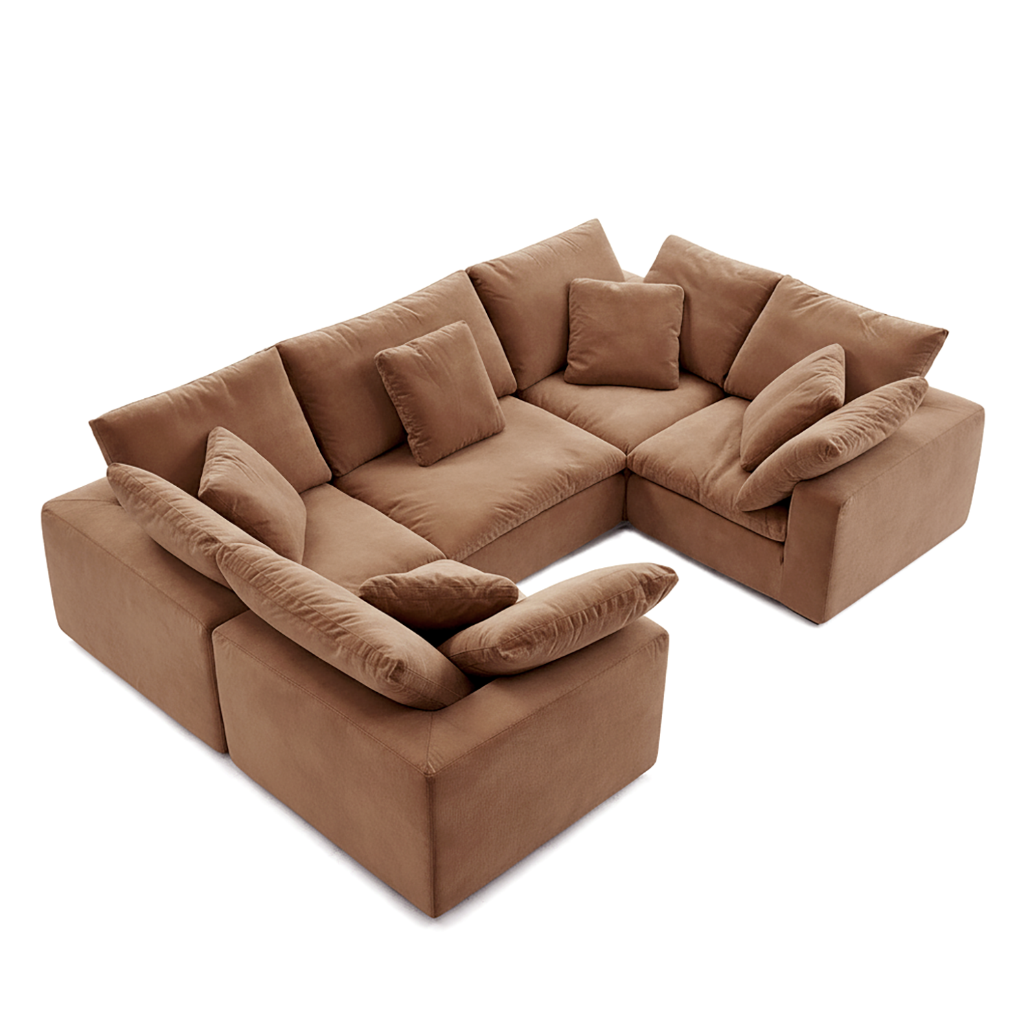 Malibu Cloud U Closed Sectional