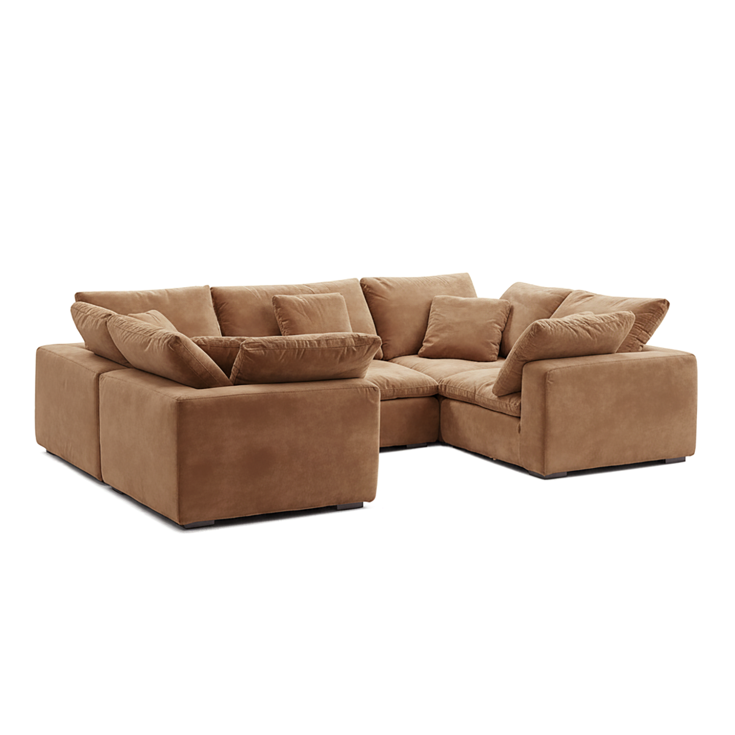 Malibu Cloud U Closed Sectional
