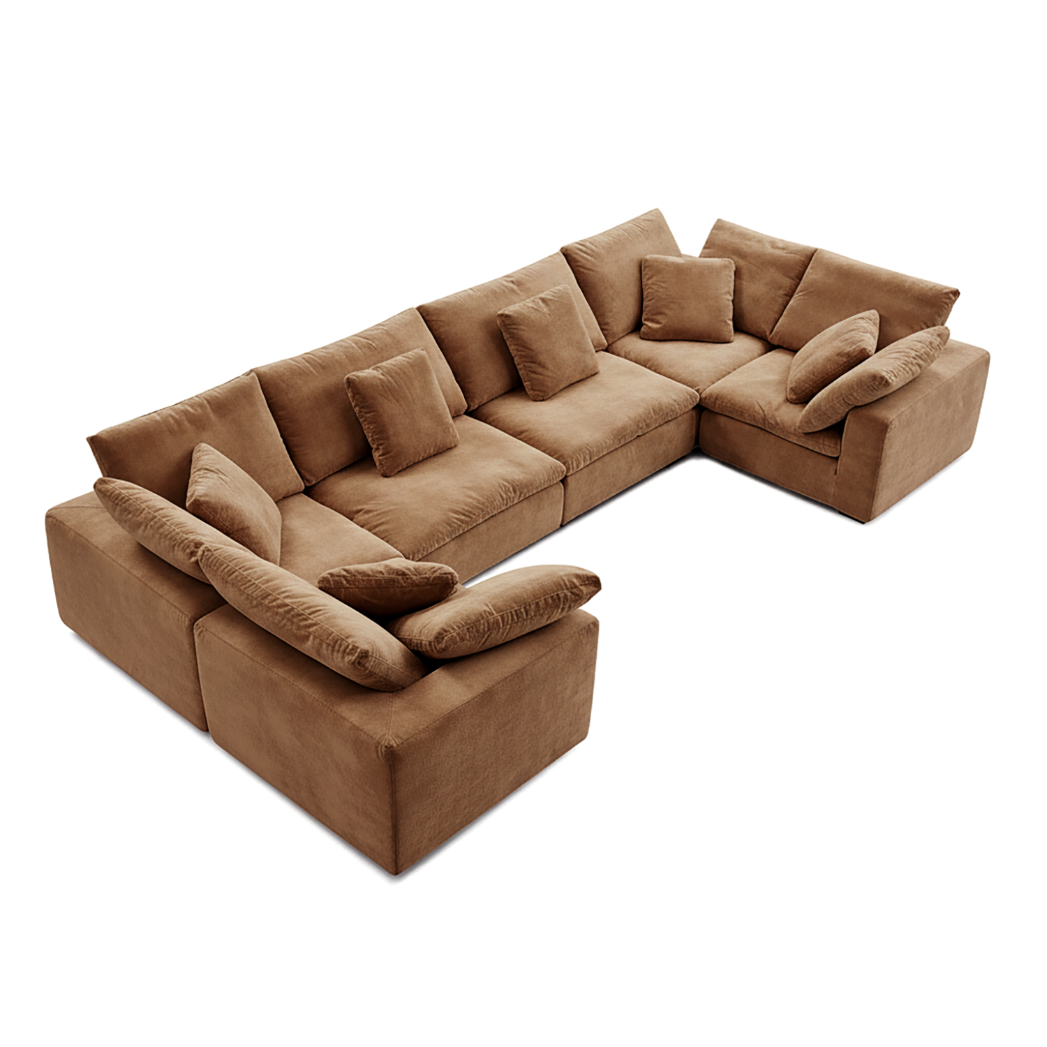 Malibu Cloud U Closed Sectional