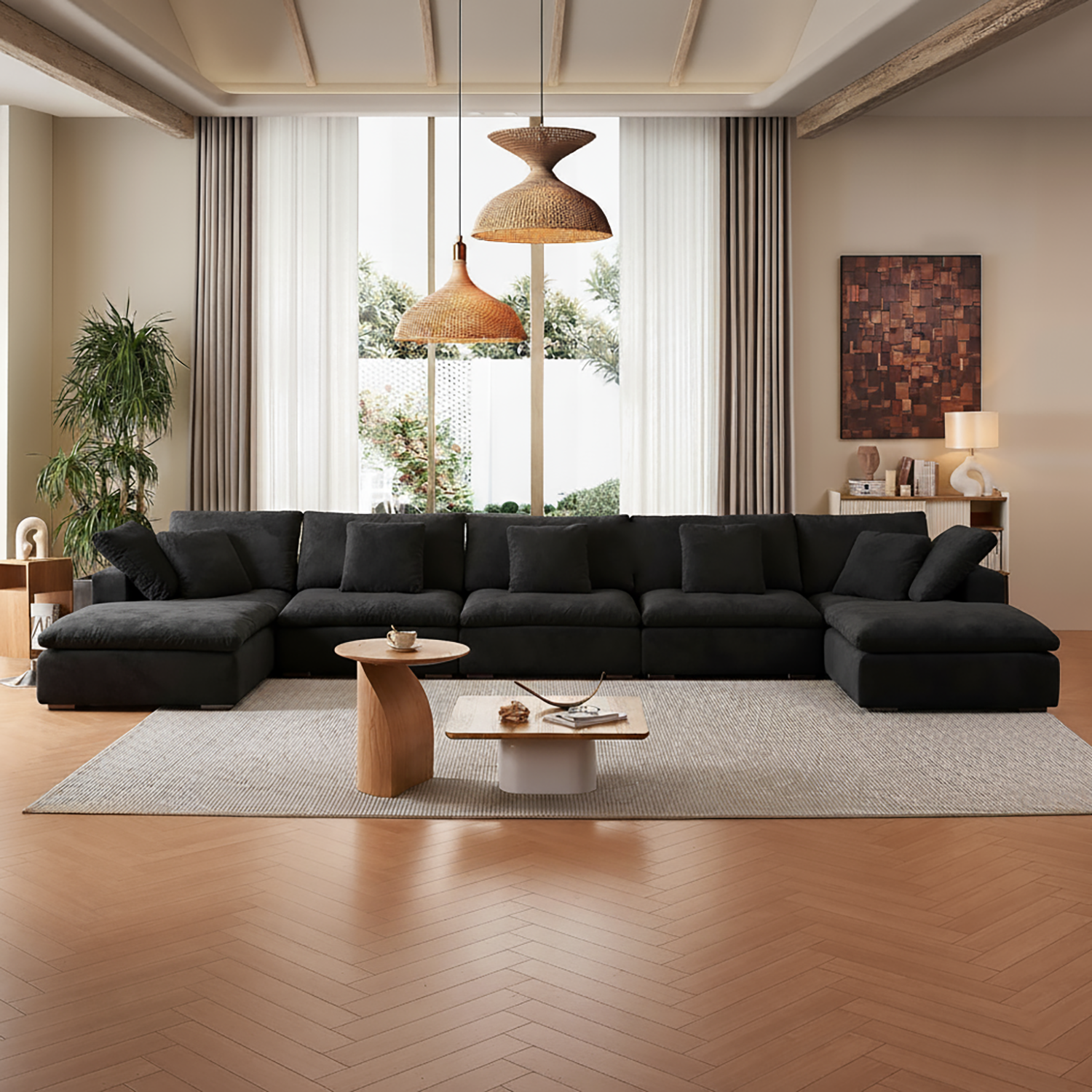 Malibu Cloud U Sectional