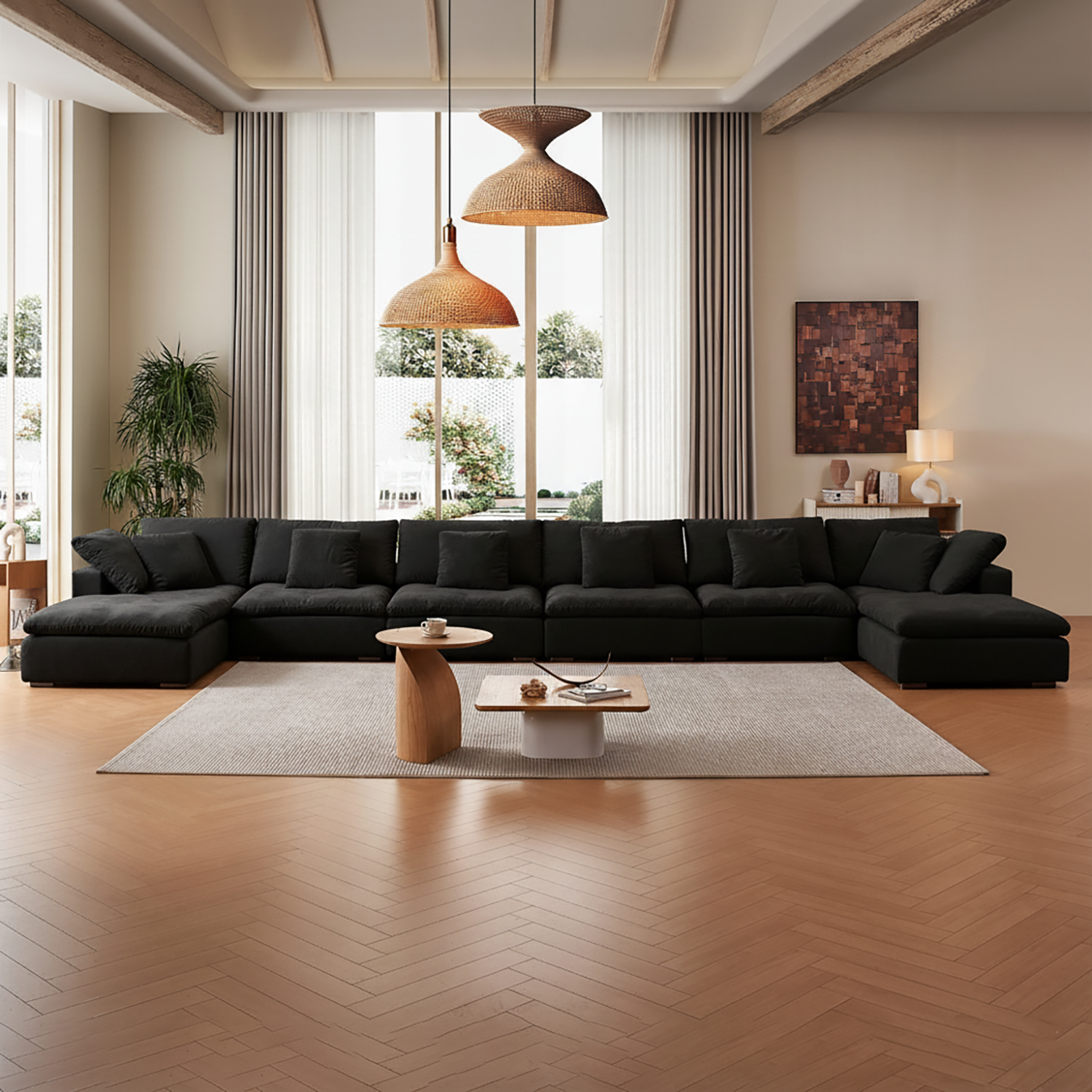 Malibu Cloud U Sectional