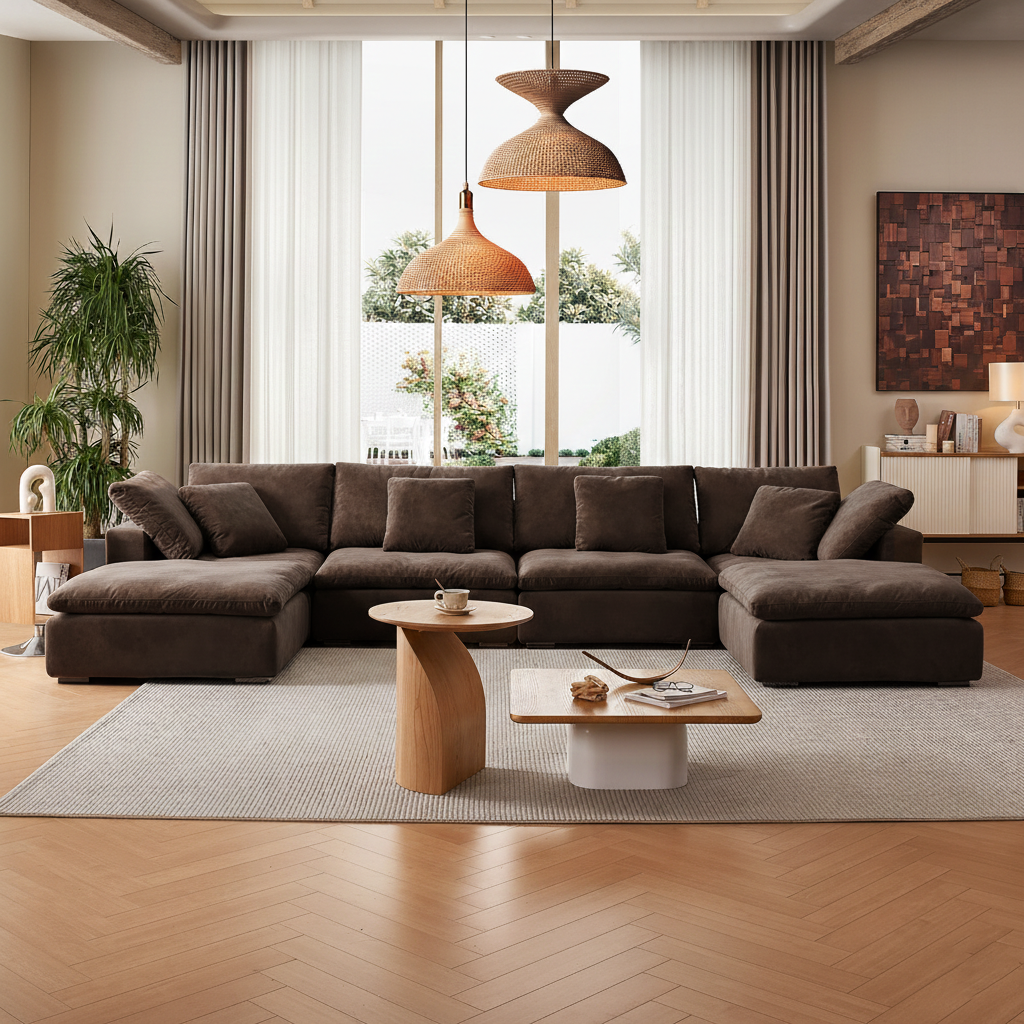 Malibu Cloud U Sectional