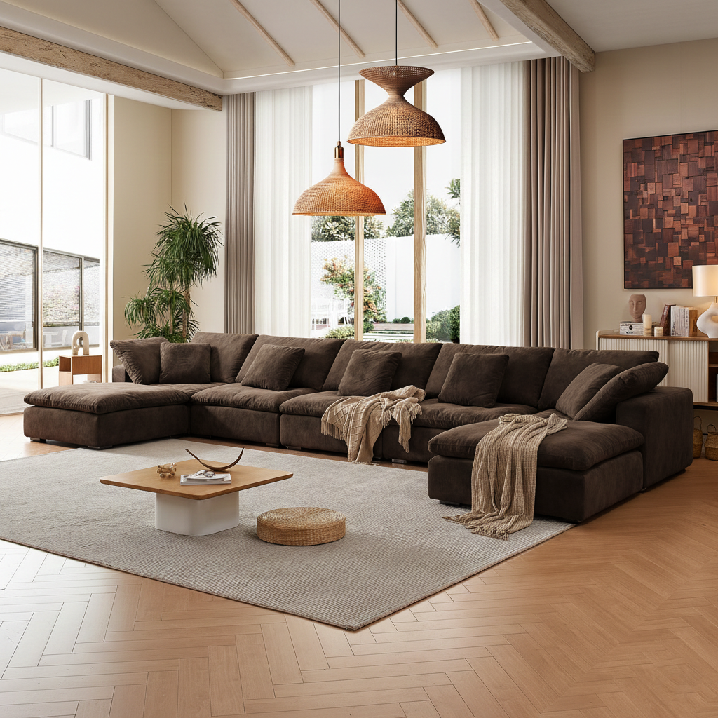 Malibu Cloud U Sectional
