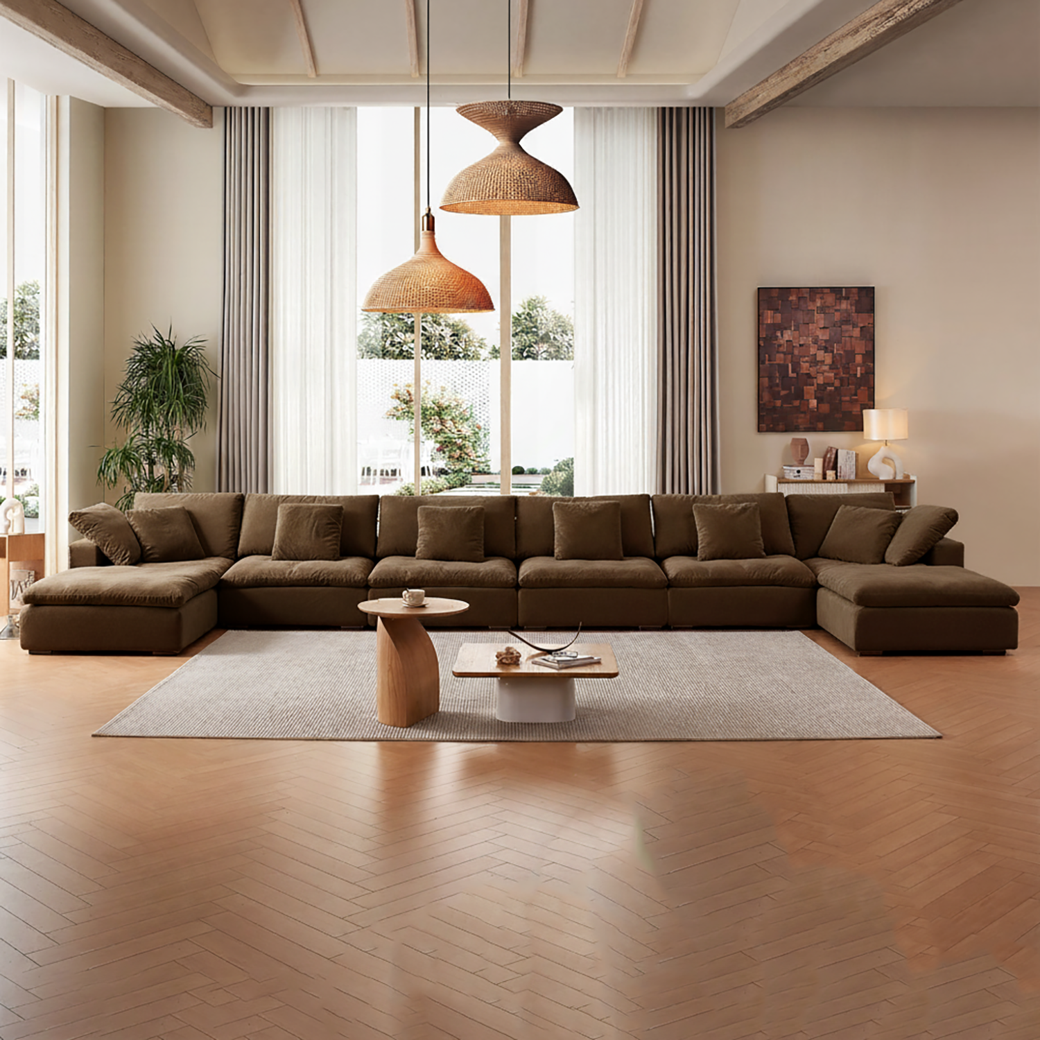 Malibu Cloud U Sectional