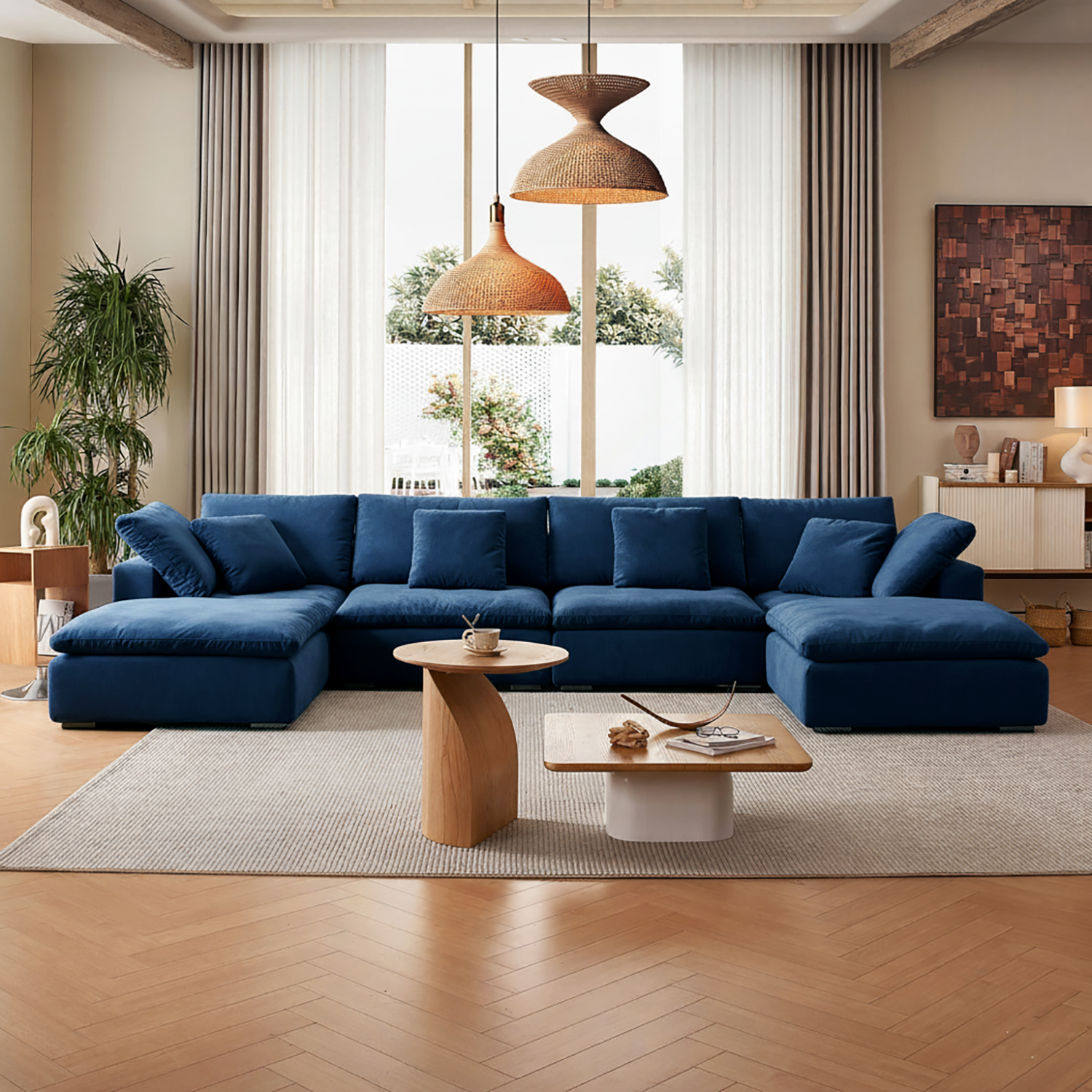 Malibu Cloud U Sectional